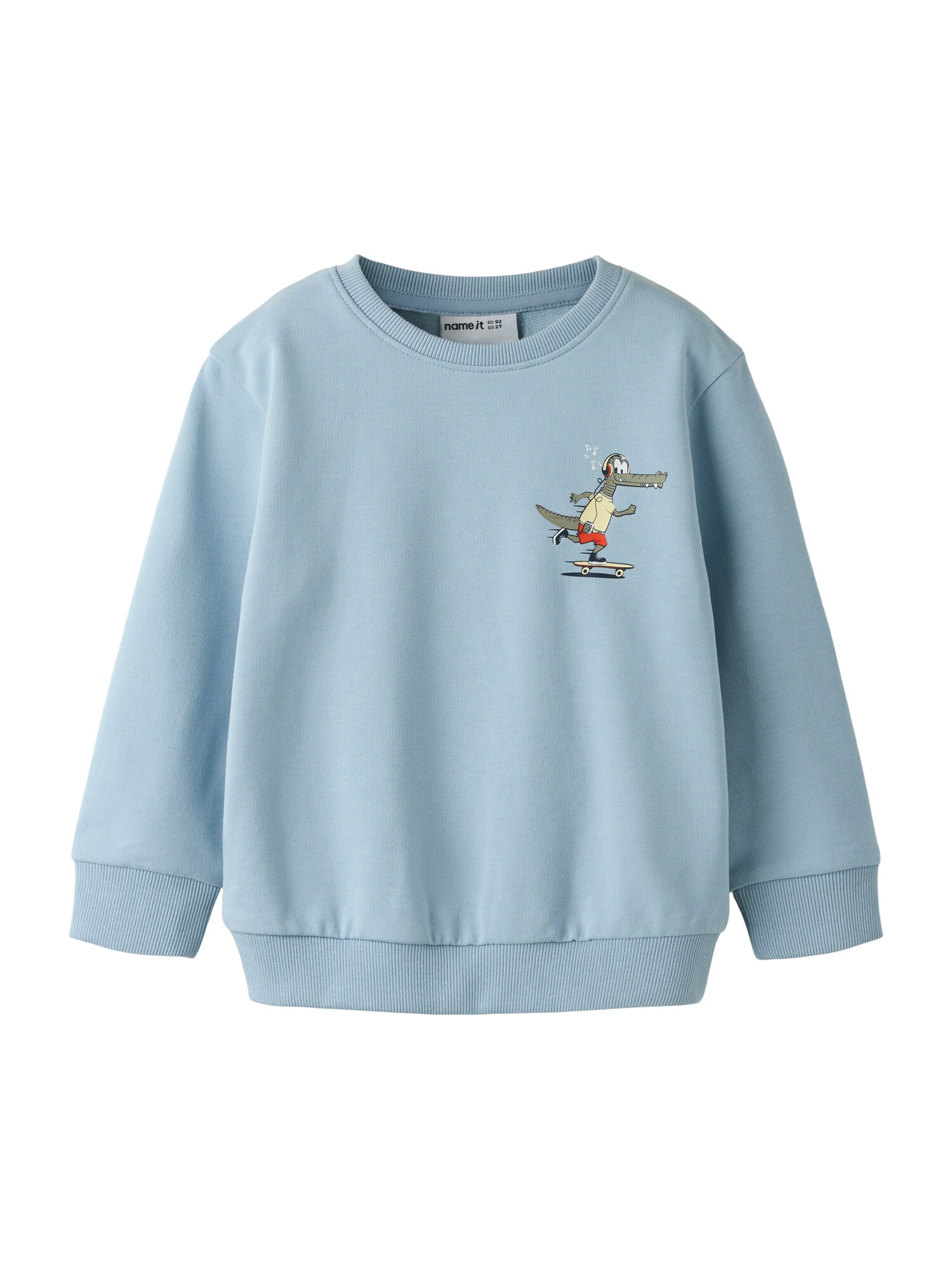 NAME IT Bluză de molton NMMVALEXANDER  crem / albastru deschis / oliv / portocaliu închis