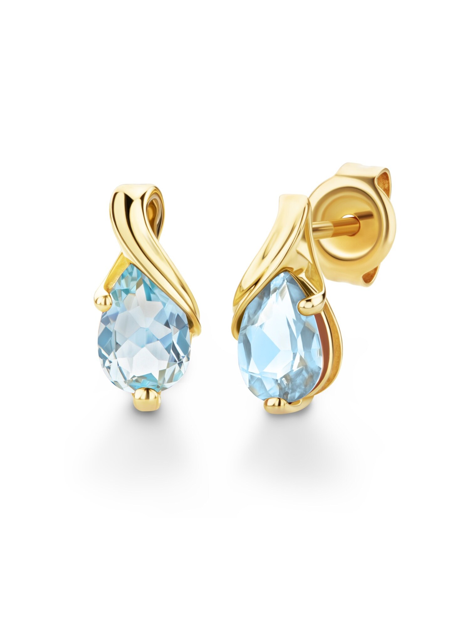 DIAMANT LETERNEL Naušnice 'Ohrringe aus 585 Gelbgold mit Topas' zlatna