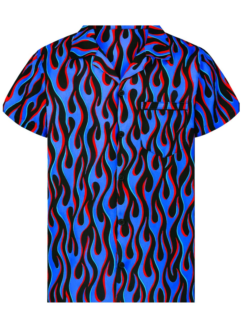 T-shirt 'Flames Allover'