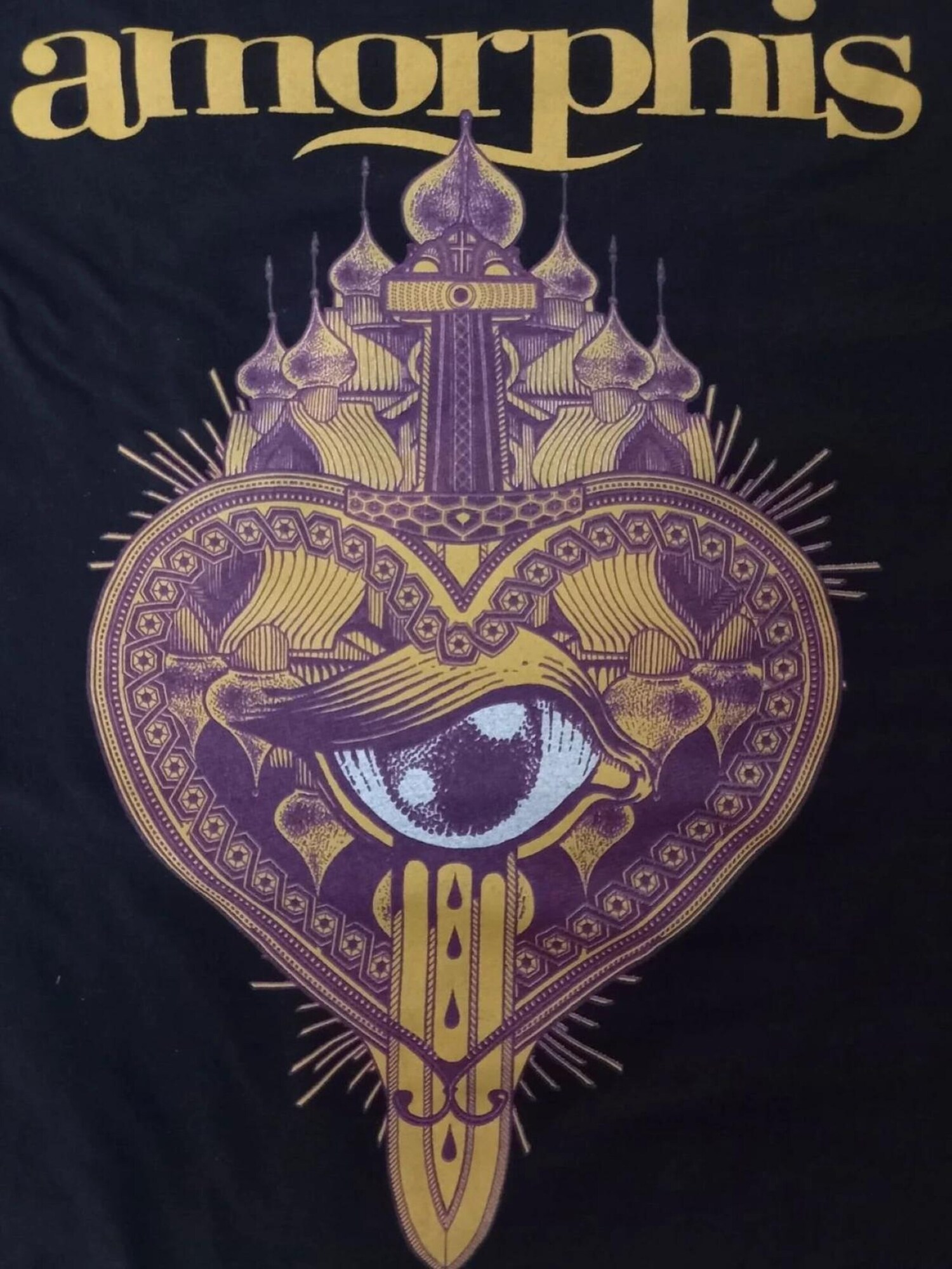 Amorphis Camiseta 'Amorphis Queen of Time tour  T-Shirt'  negro – imagen 3