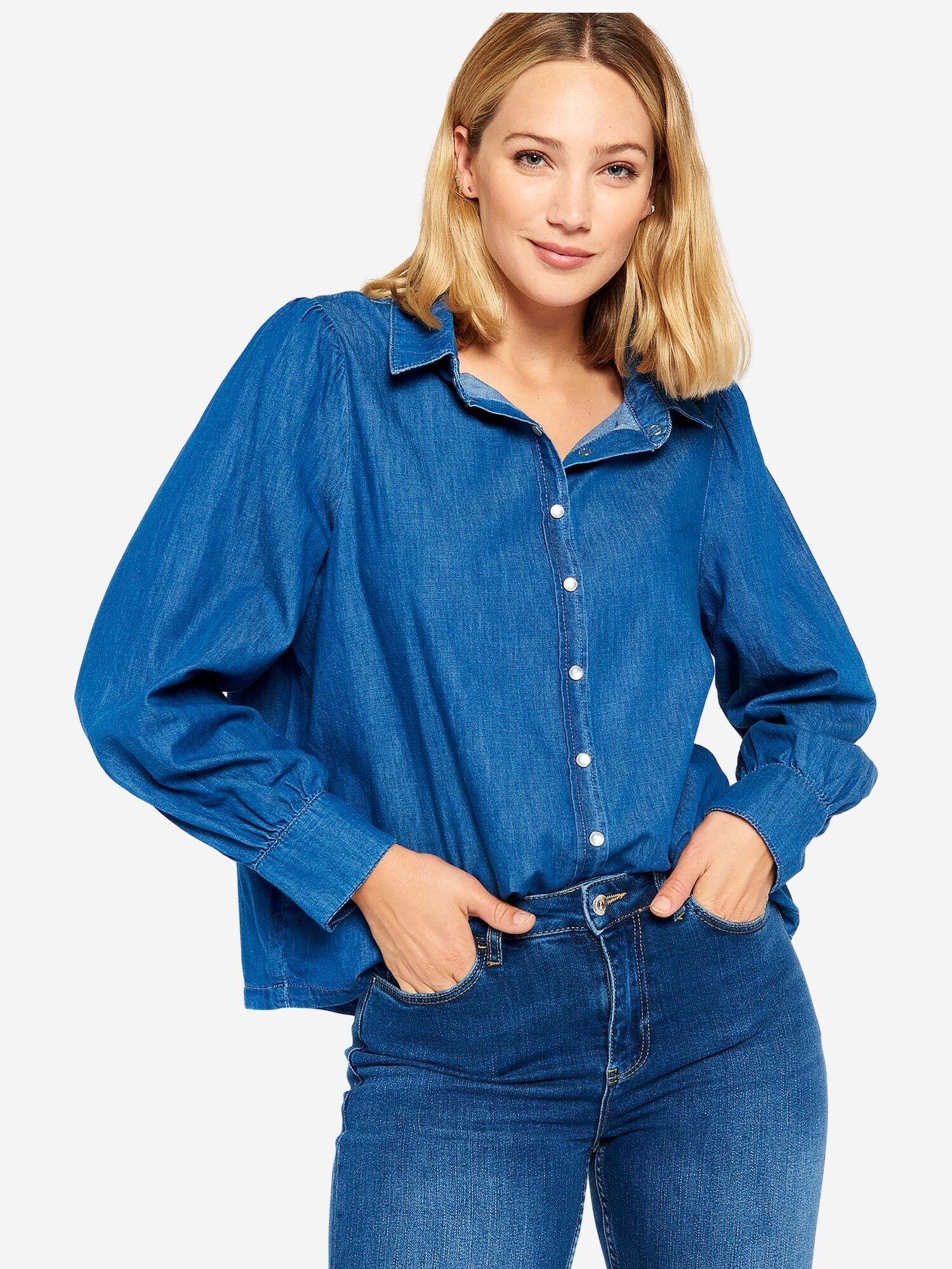 LolaLiza Blúz  kék farmer termék 2. képe