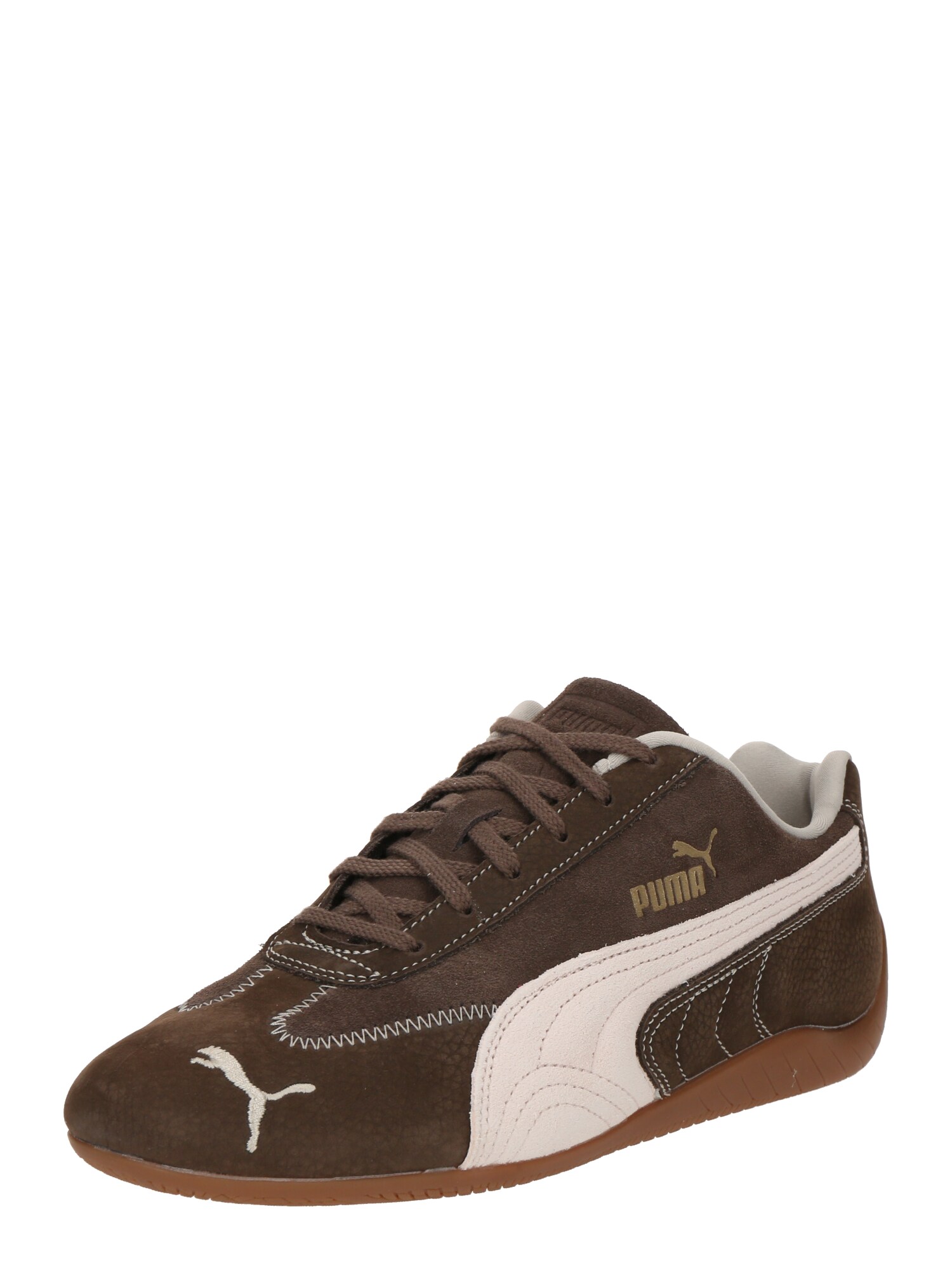 PUMA Sneaker low Speedcat Wine Club  maro închis / auriu / alb