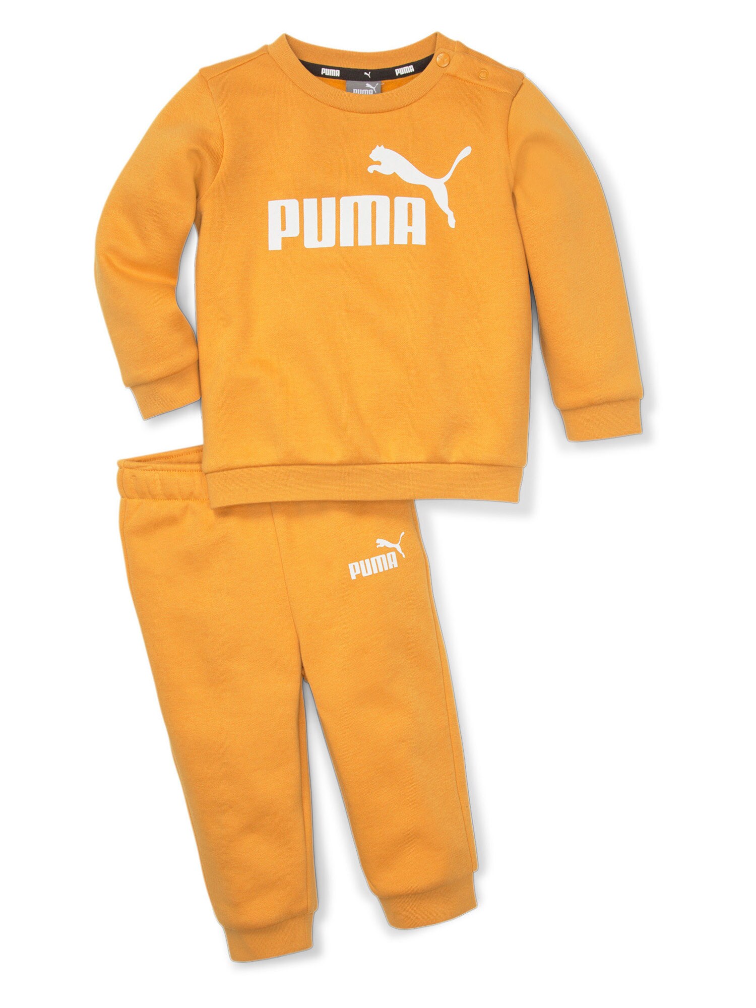 PUMA Joggingová súprava 'Minicats'  koňaková / biela