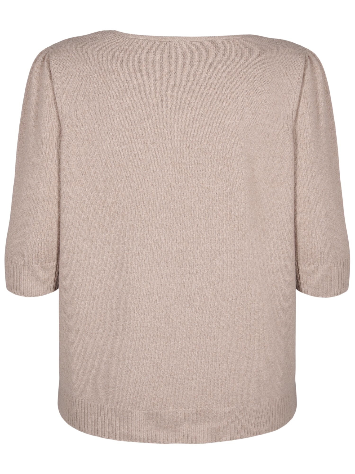 Zizzi Pulóver 'MSunny'  taupe / fehér termék 2. képe