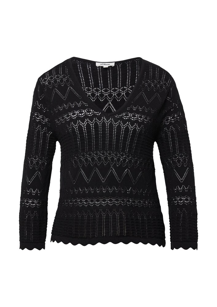s.Oliver Pullover Damen Größe XXL schwarz