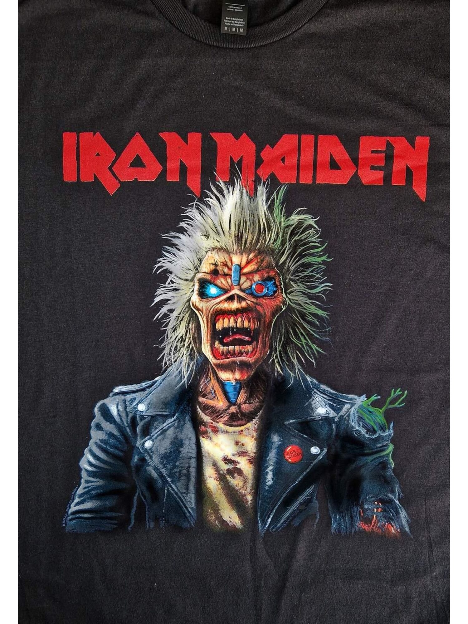 Iron Maiden Camiseta 'Iron Maiden Portrait Eddie Scream T-Shirt' negro – imagen 3