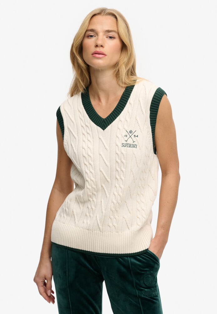 Superdry Pullunder Damen Größe XL schwarz / weiß