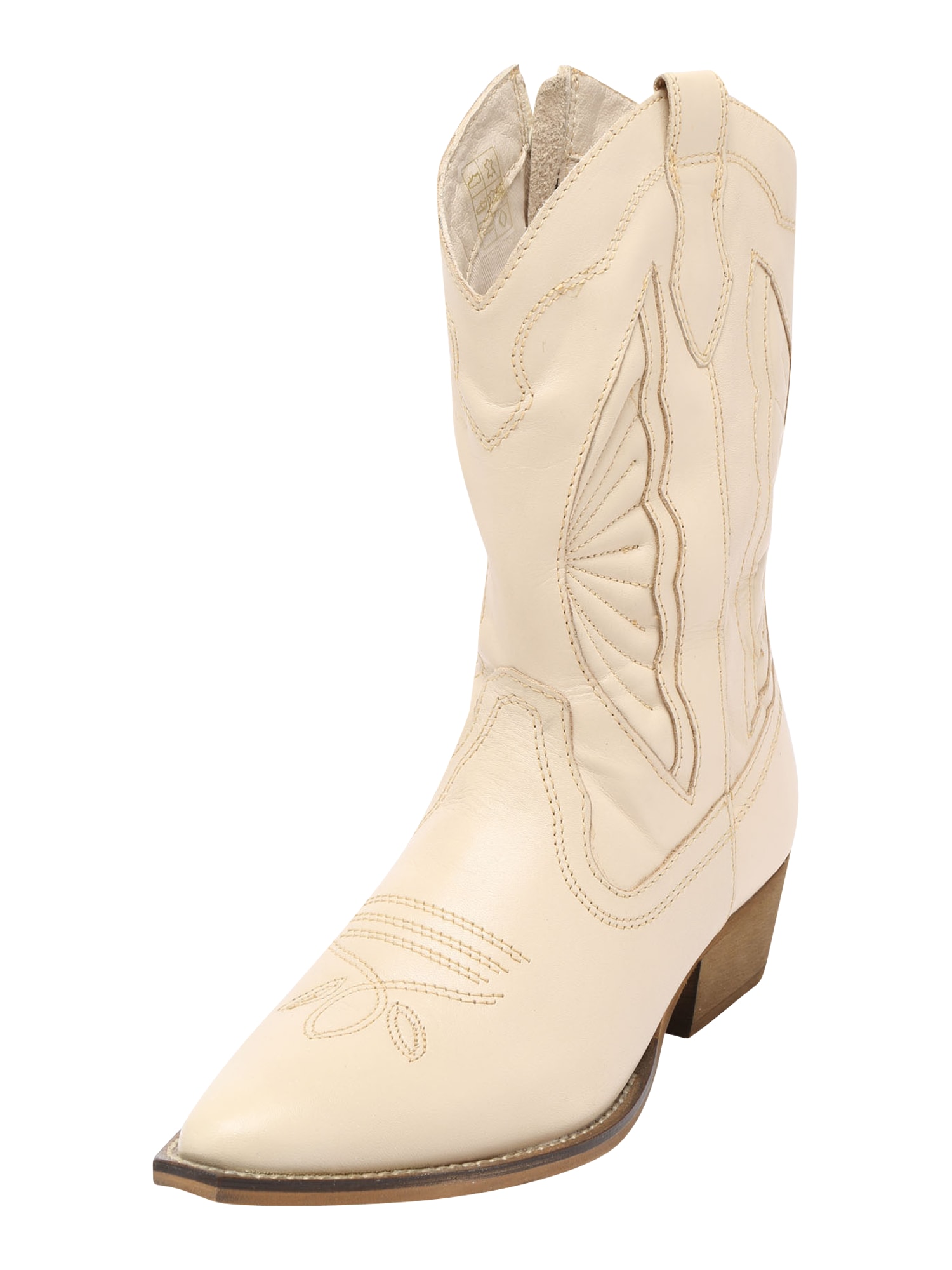 PS Poelman Botas de cowboy 'Boots'  creme