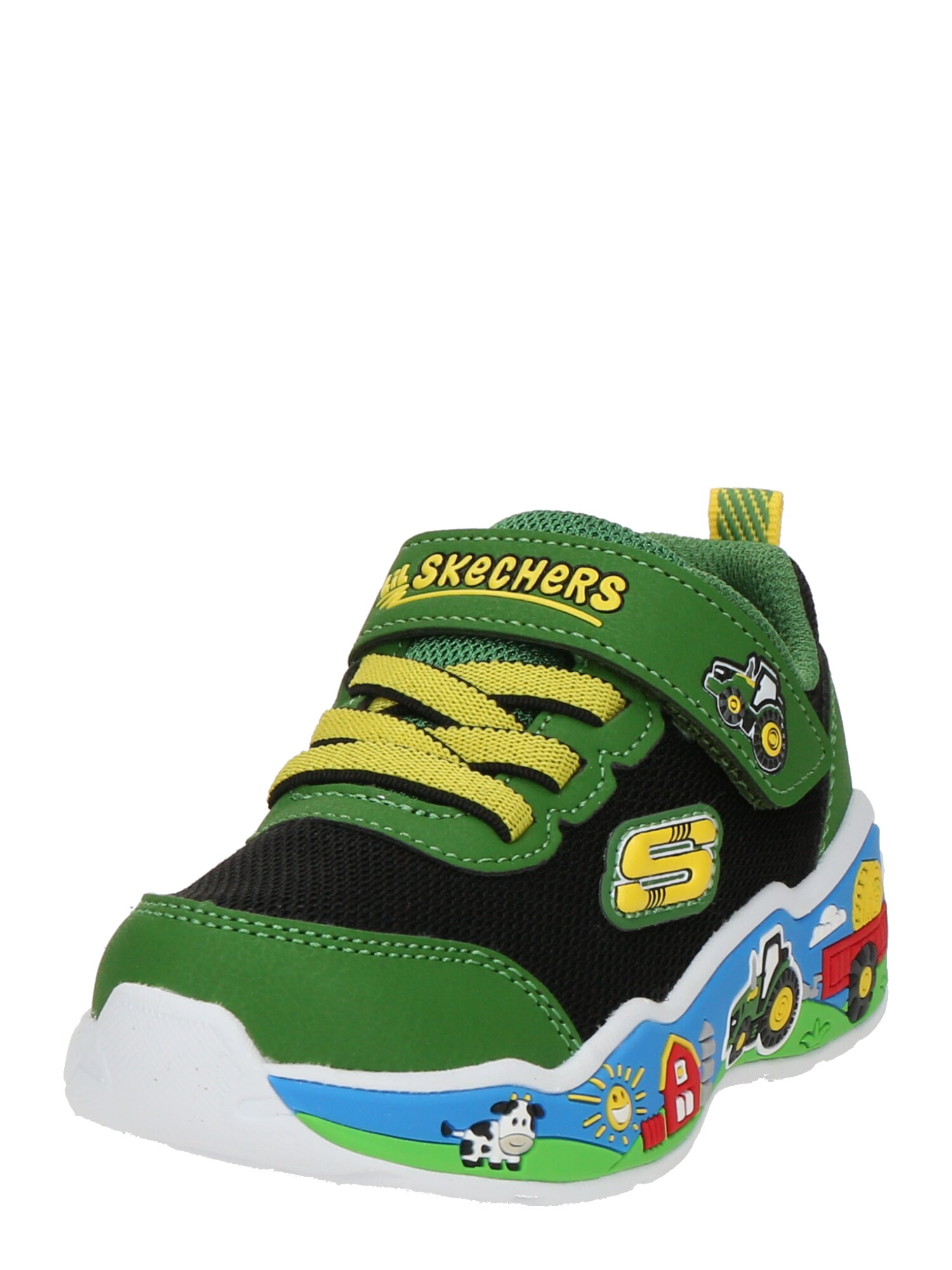 SKECHERS Sneaker  galben / verde / negru / alb