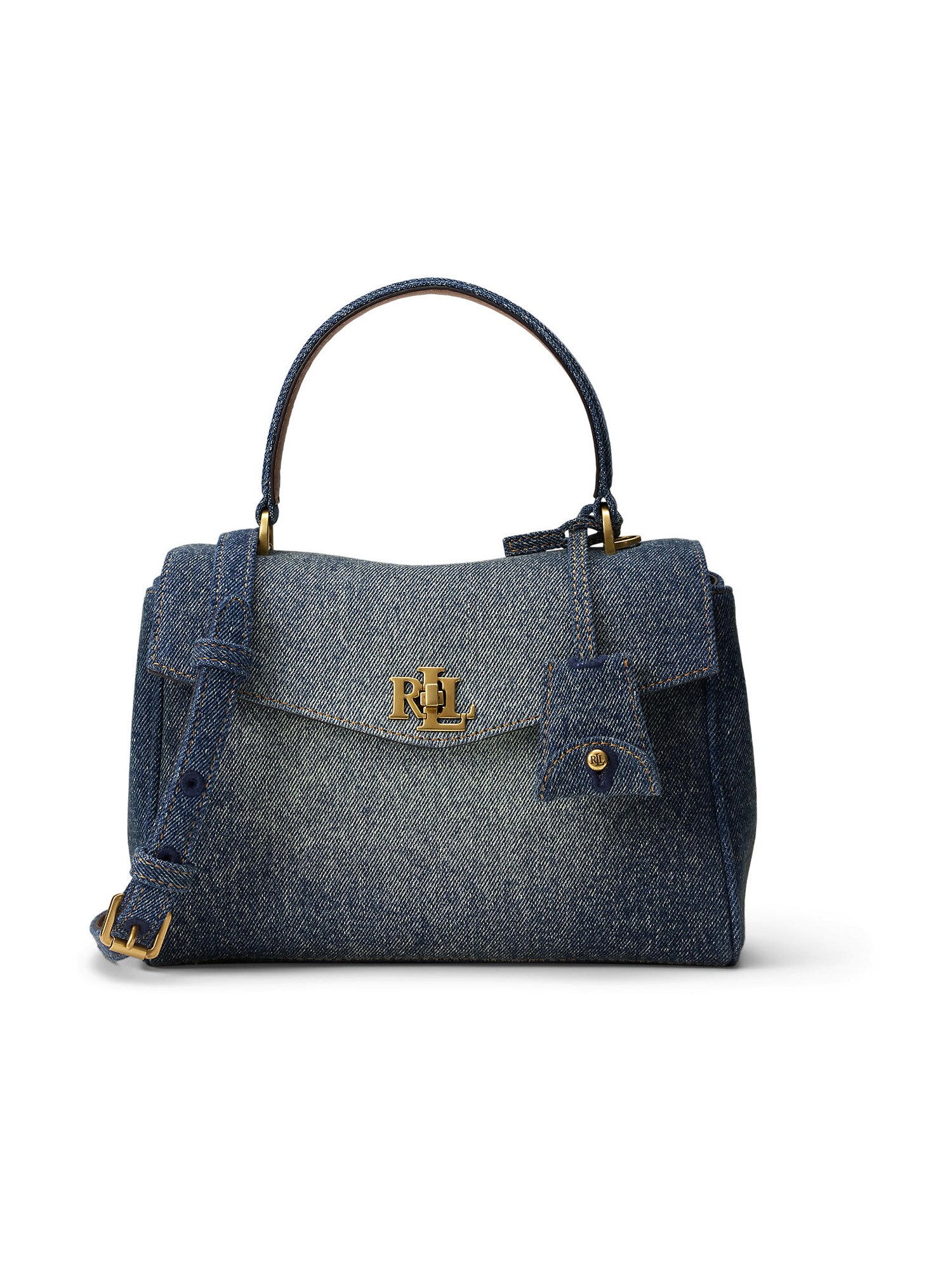 Lauren Ralph Lauren Poșete FARRH albastru denim