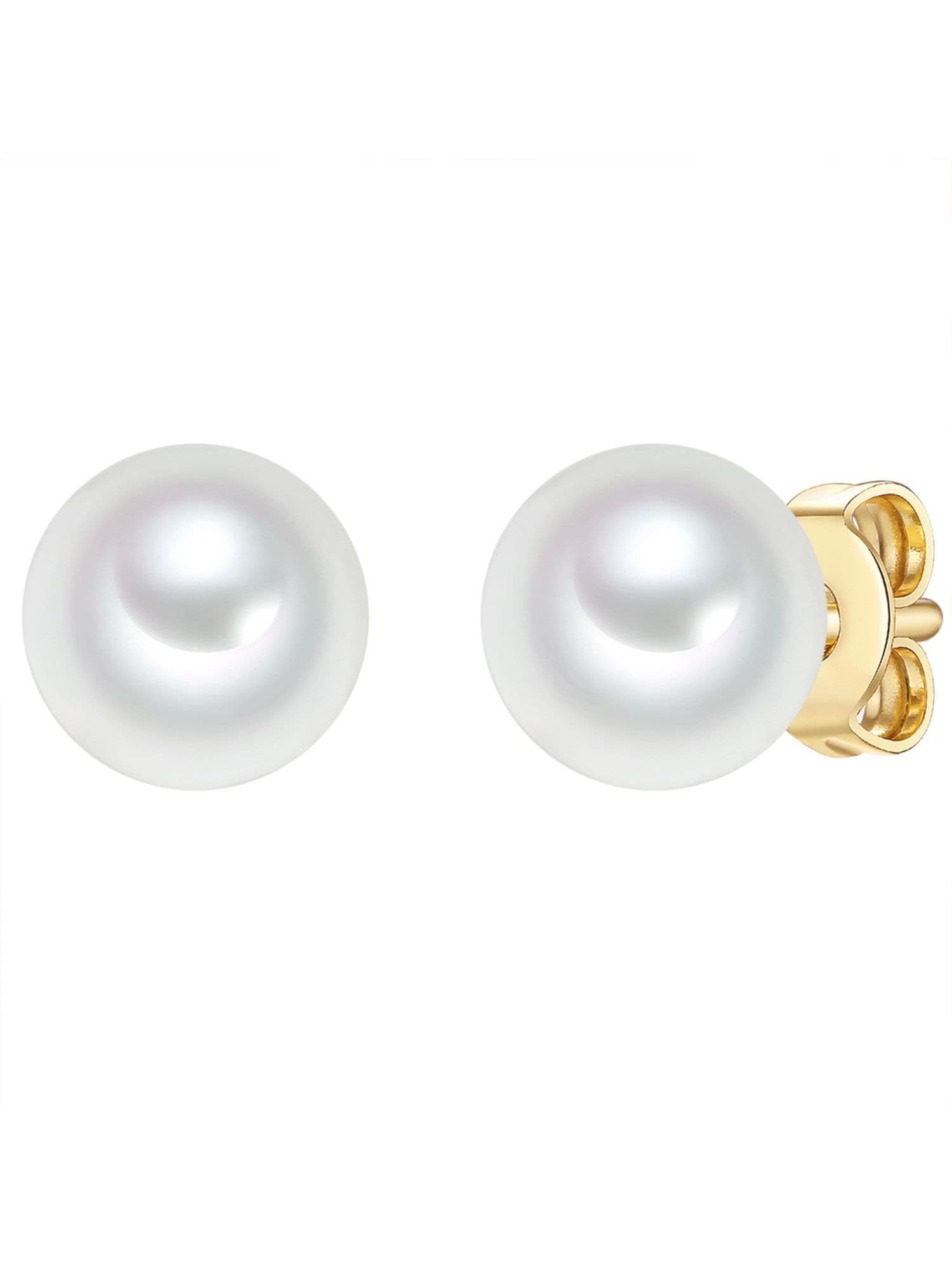 Trilani Orecchini  giallo oro / bianco perla