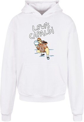 Merchcode Sweatshirt ‘Lewis Capaldi – Snowleopard’ Bruin / Zwart / Wit