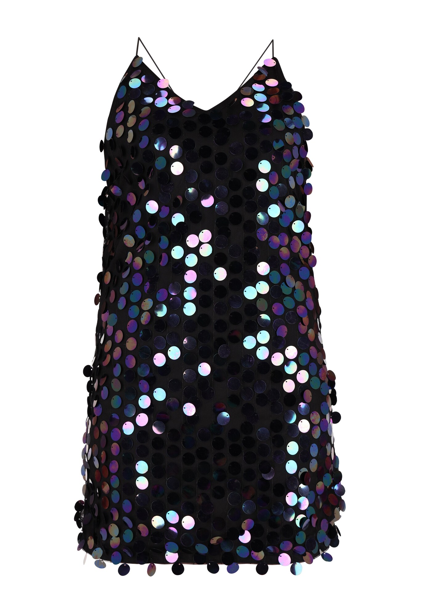 NAEMI Vestido de gala  mezcla de colores / negro