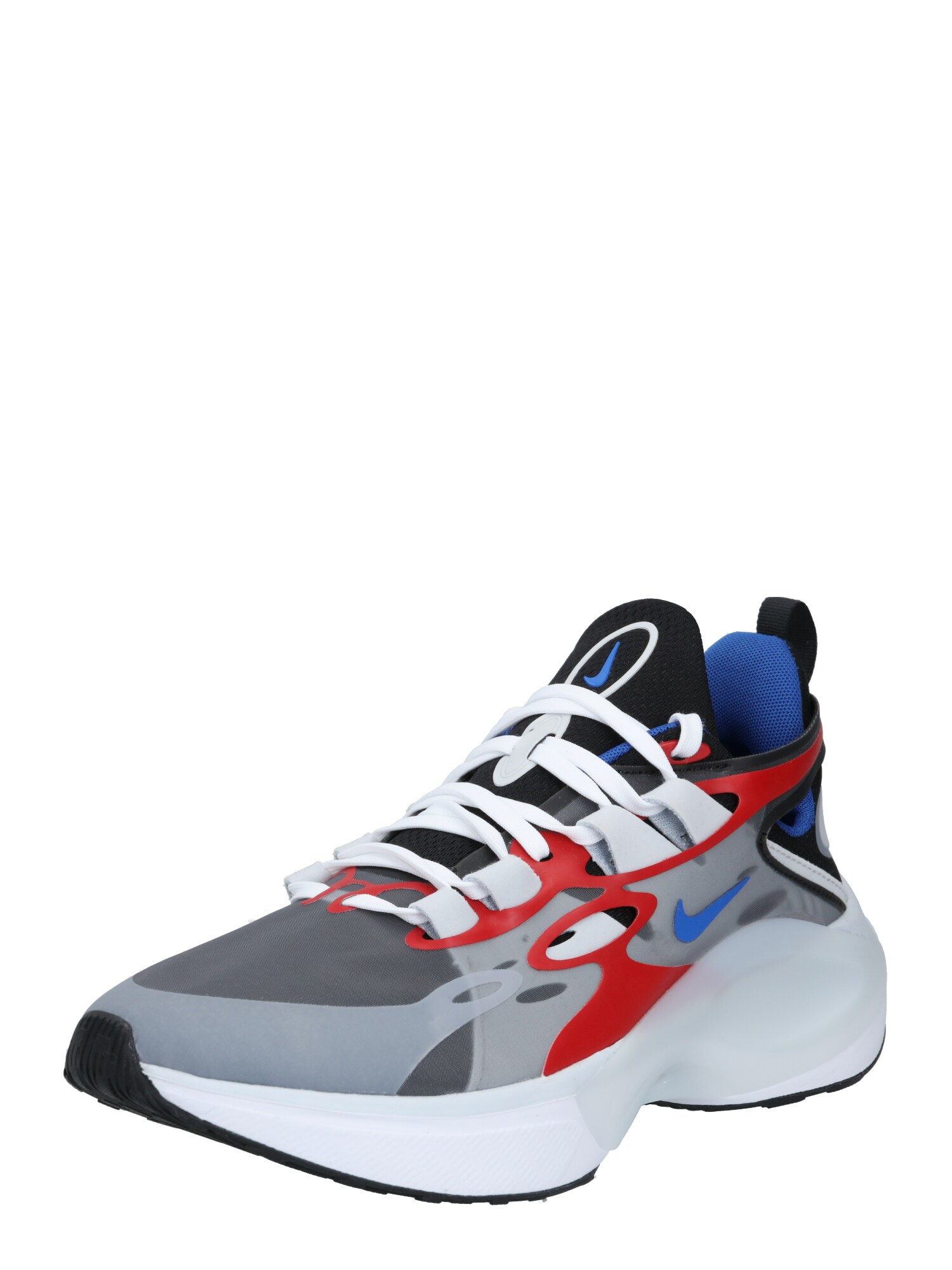 Nike Sportswear Sportbačiai su auliuku 'SIGNAL'  raudona / balta / dangaus žydra / šviesiai pilka / grafito
