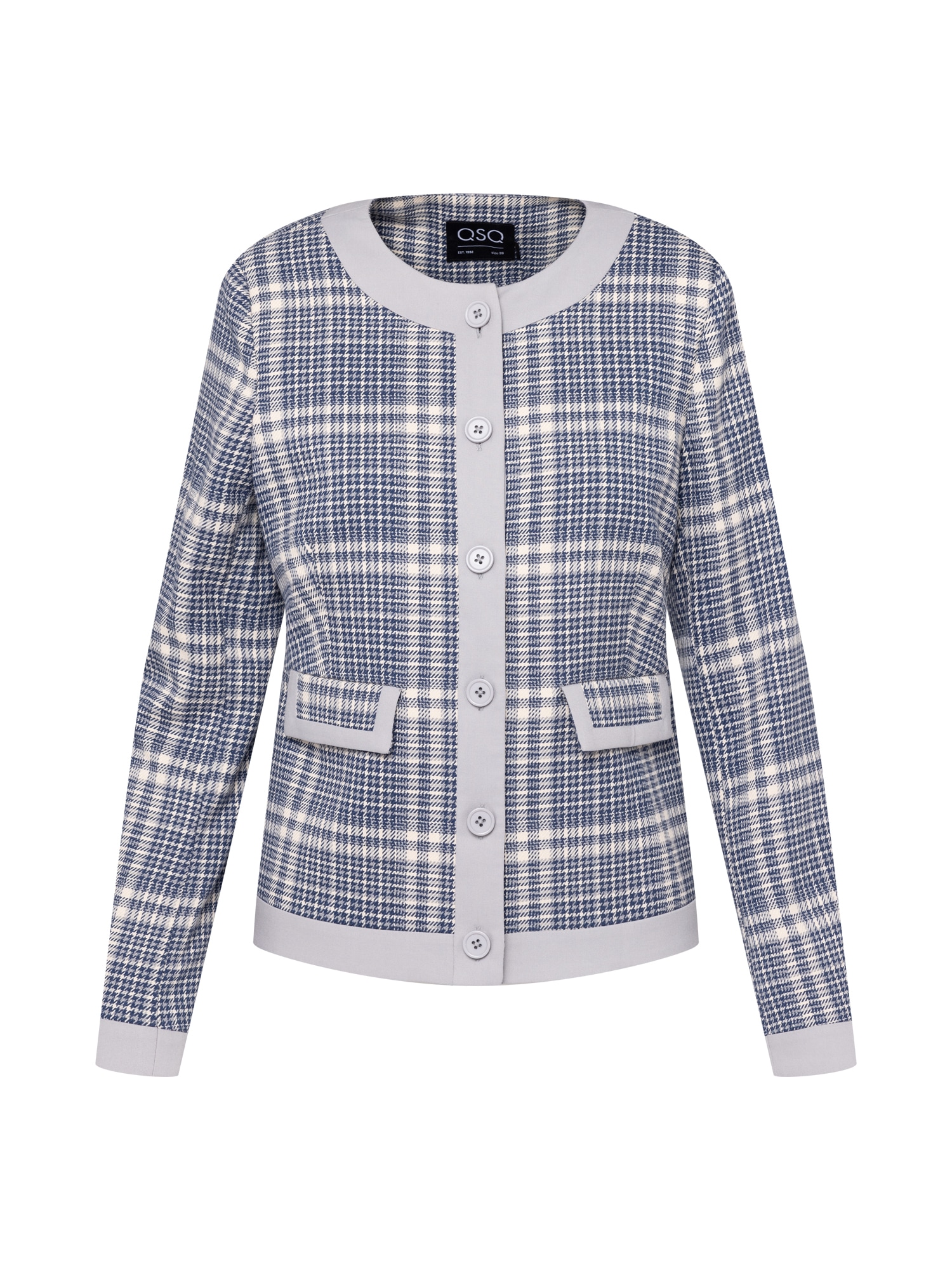 Quiosque Sacou  ecru / albastru cobalt