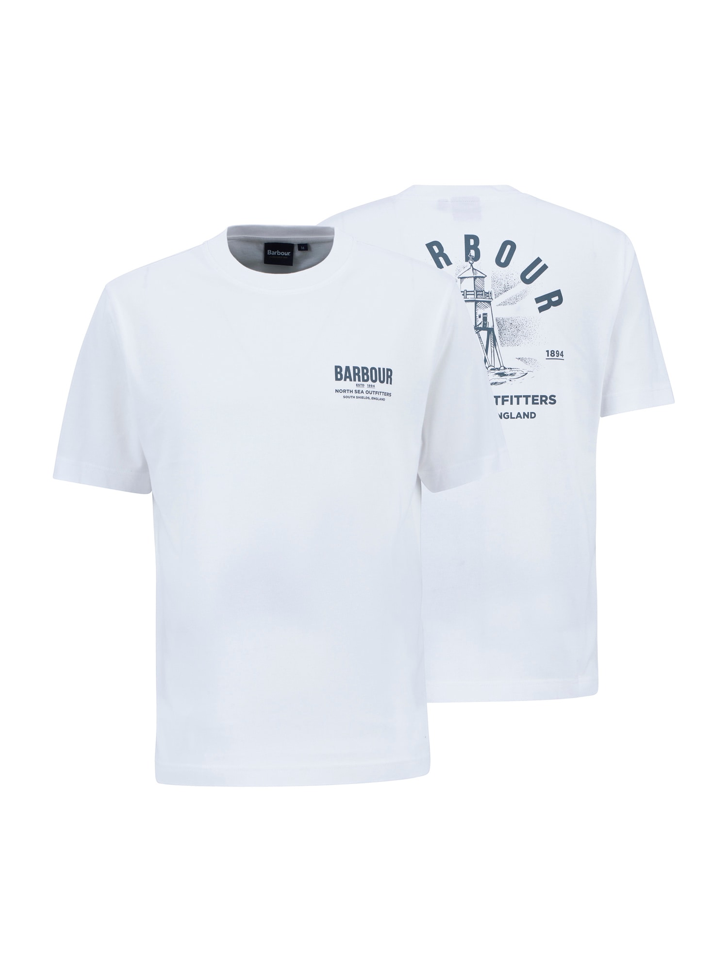 Barbour Póló 'Bluesto'  szürke / fehér akciós termékkép 1