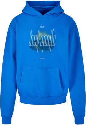 Lost Youth Sweatshirt Kobaltblauw / Donkerblauw / Kiwi / Wit