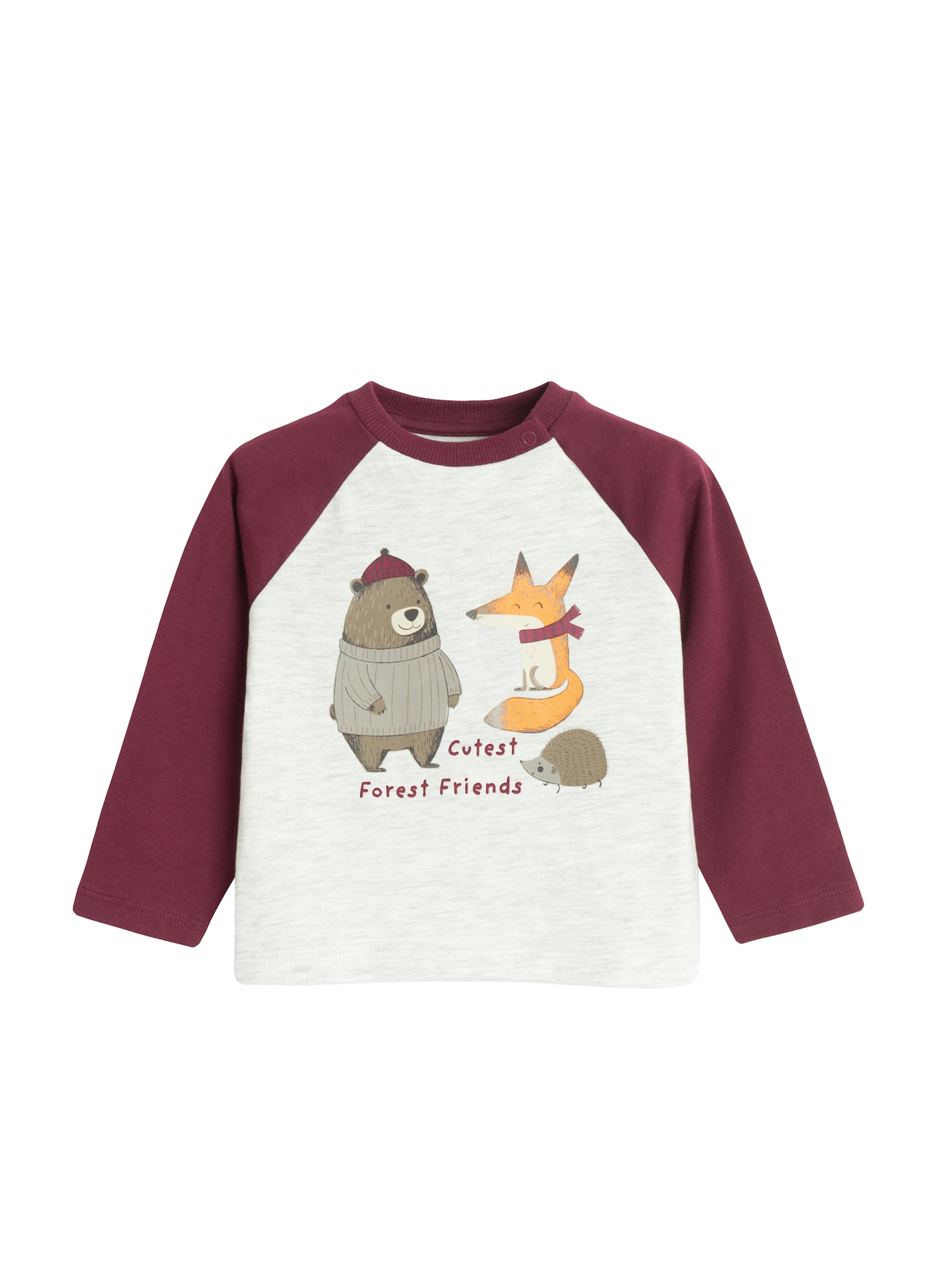 Cool Club Tricou roșu burgundy