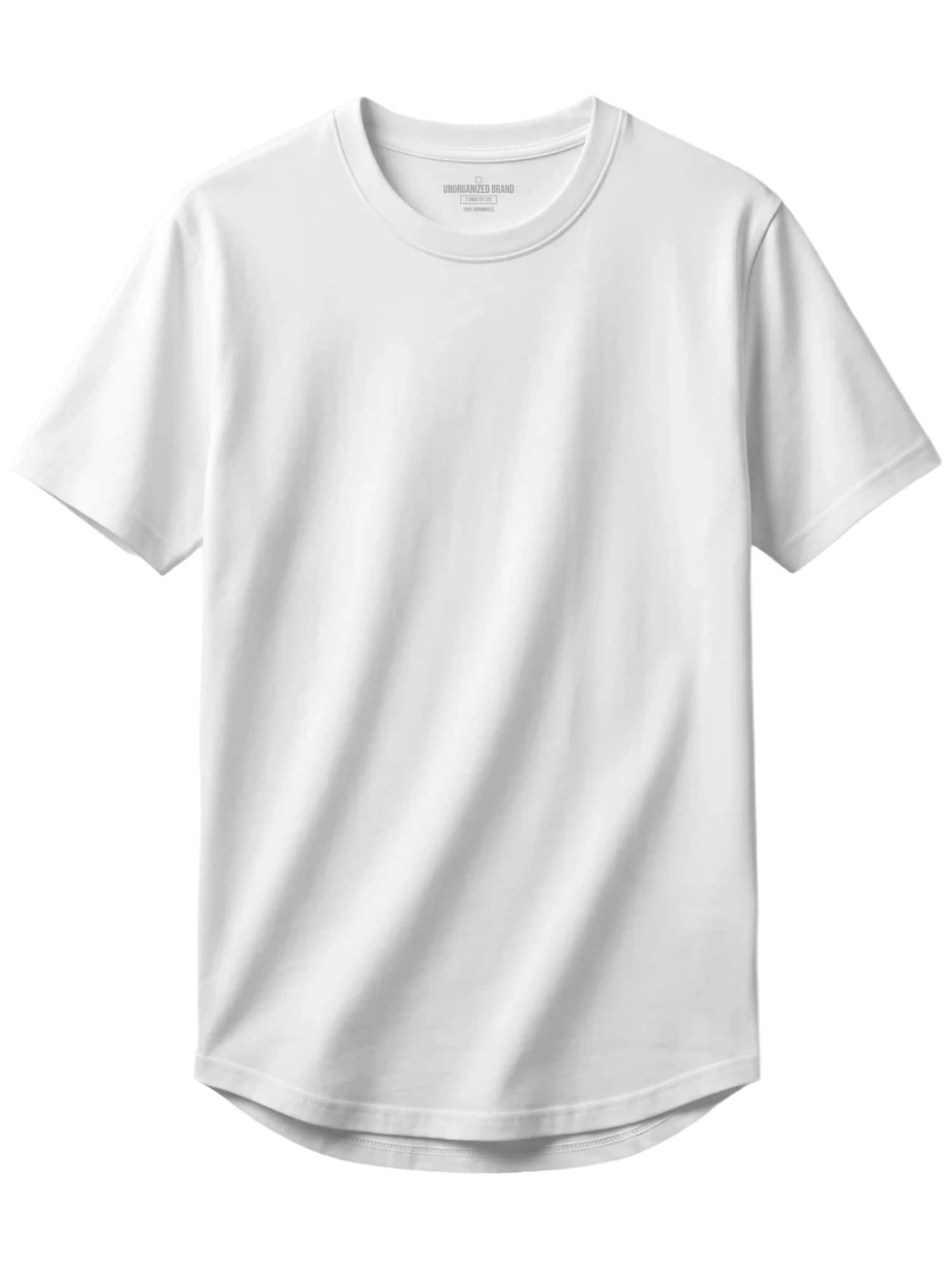 UNORGANIZED BRAND Camiseta 'BASIC RUNDER SAUM T25'  offwhite