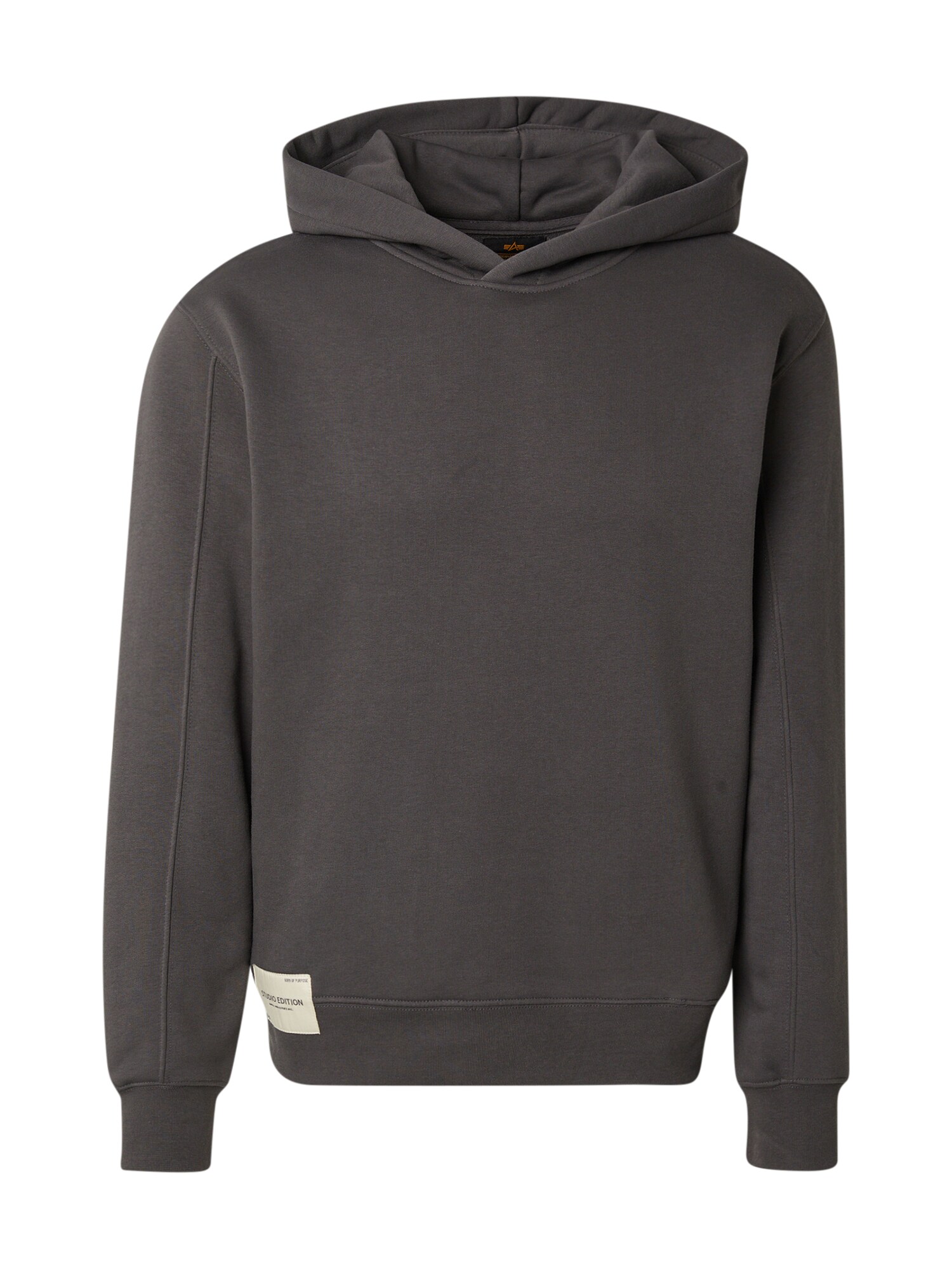 ALPHA INDUSTRIES Tréning póló 'Studio Edition'  ekrü / antracit akciós termékkép 1
