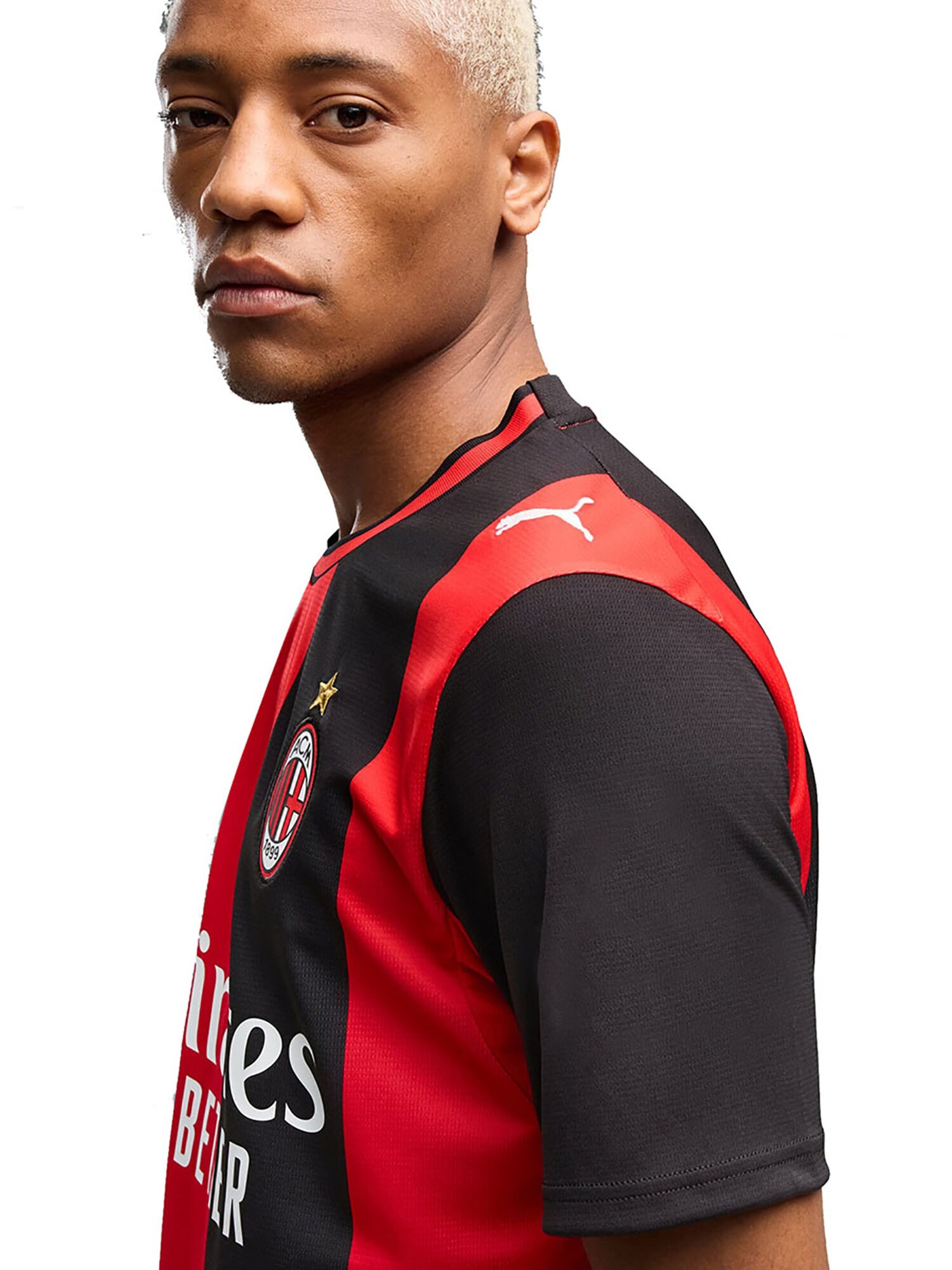 PUMA Camiseta de fútbol 'AC Milan 2026/27'  rojo / negro / blanco – imagen 4