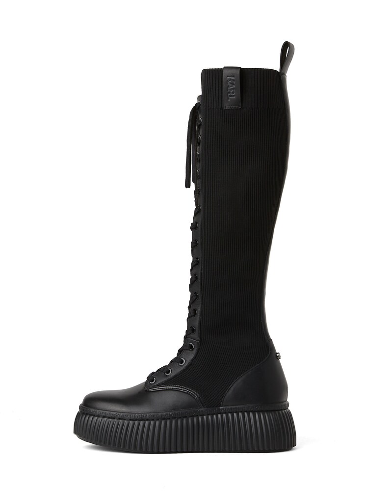Karl Lagerfeld Fűzős csizmák Női fekete , Méret 37