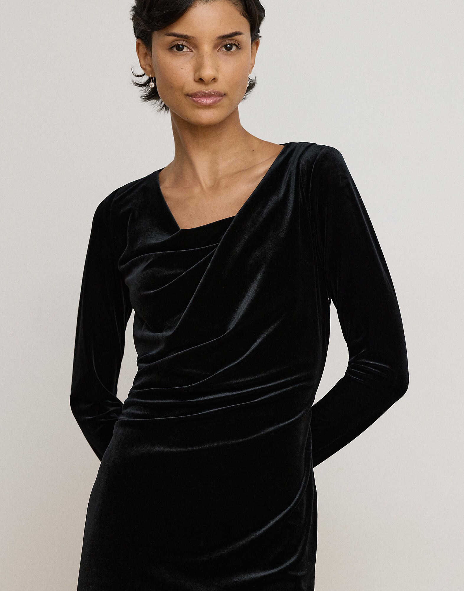 Lauren Ralph Lauren Vestido de tubo negro – imagen 4