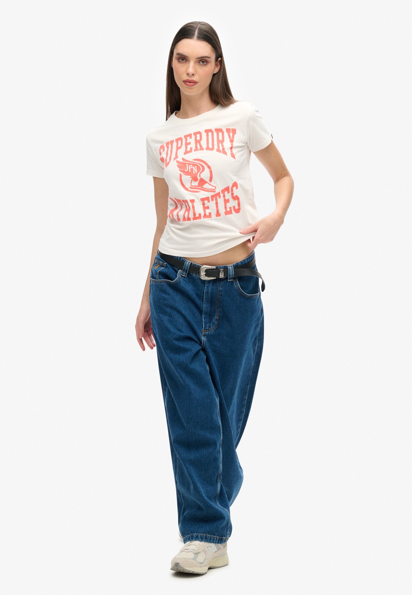 Superdry & Co Tričko oranžová / biela (obrázok 6)