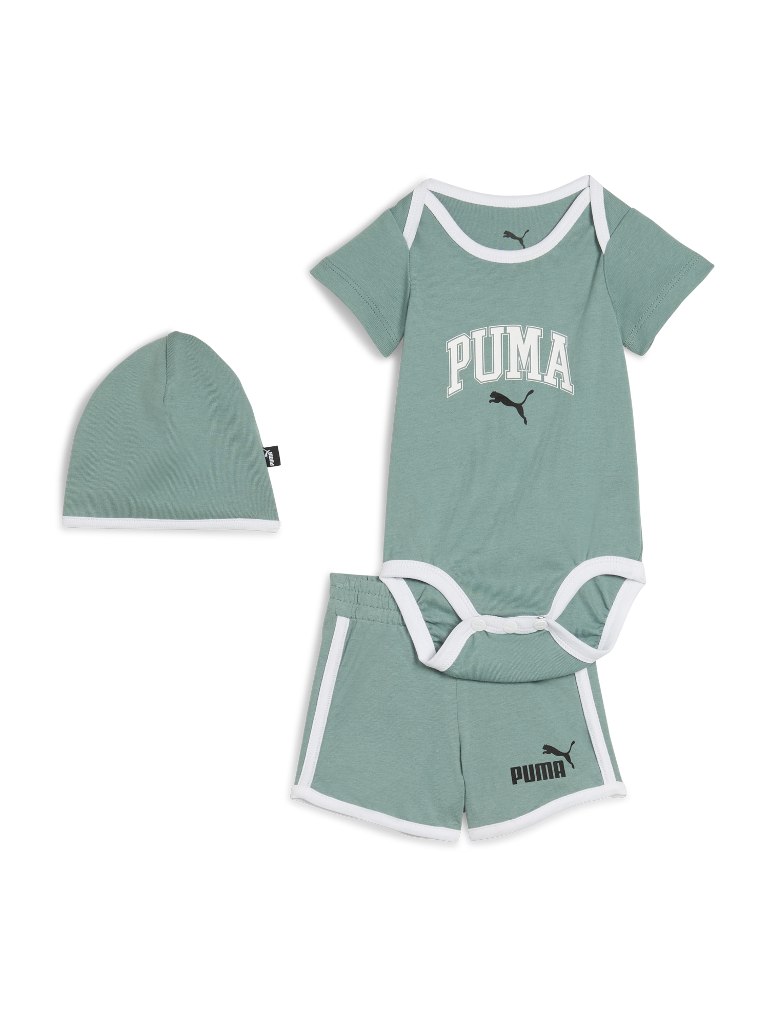 PUMA Szettek 'Minicats Class'  pasztellzöld / fekete / fehér akciós termékkép 1