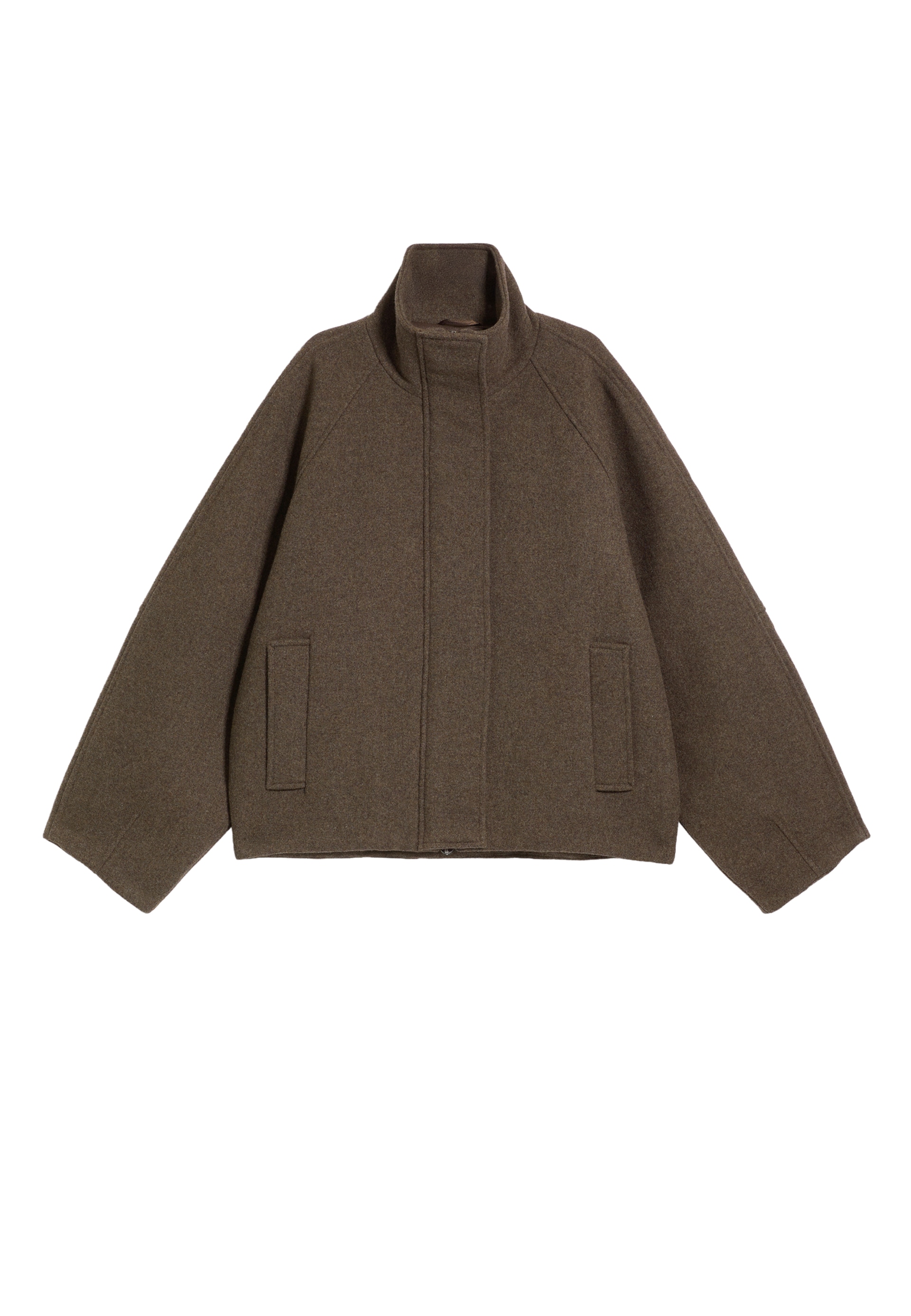 WEEKDAY Wool-Blend Funnel Jacket kavajer & blazers dam – bild 7