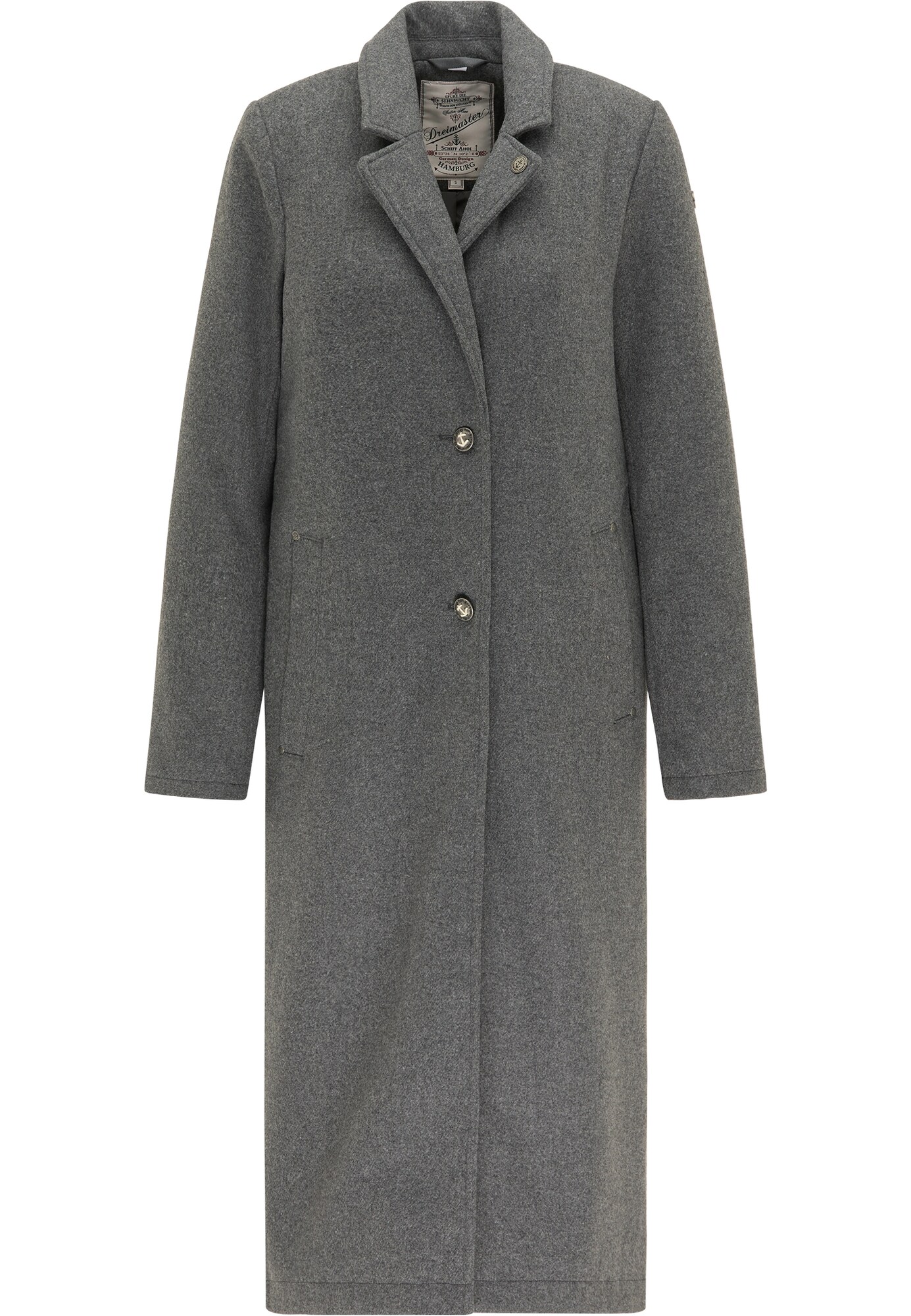 DreiMaster Vintage Rudeninis-žieminis paltas  tamsiai pilka