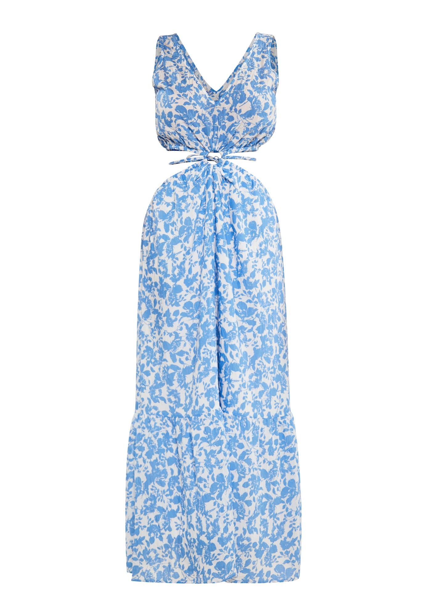 IZIA Rochie de vară  albastru / alb