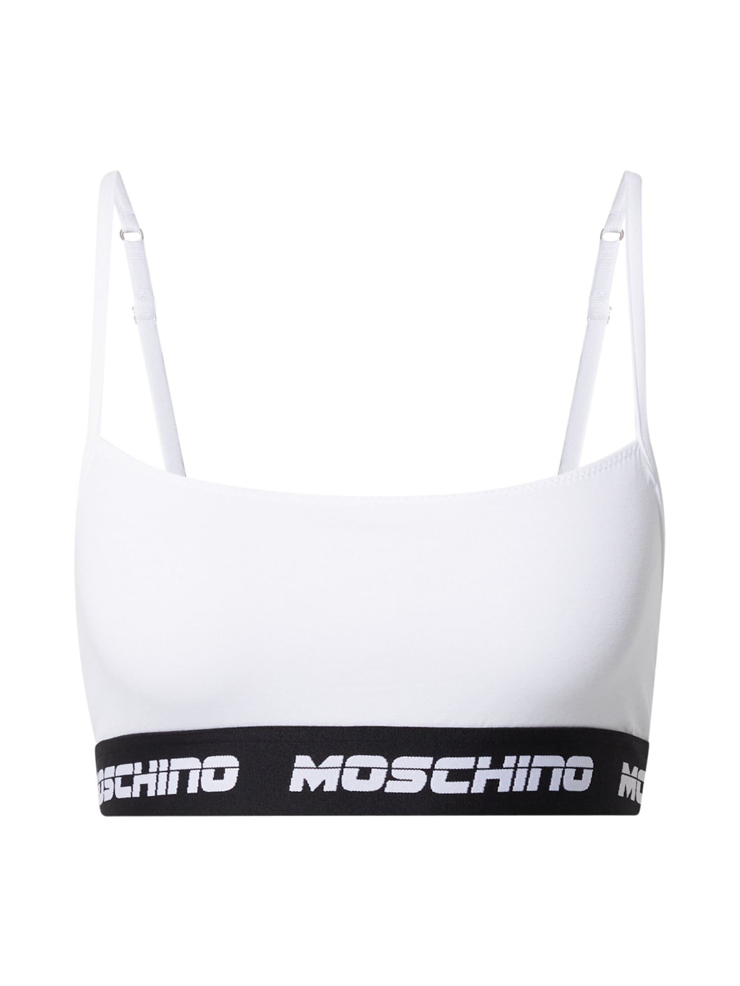 Moschino Underwear Liemenėlė 'Fascia' balta / juoda