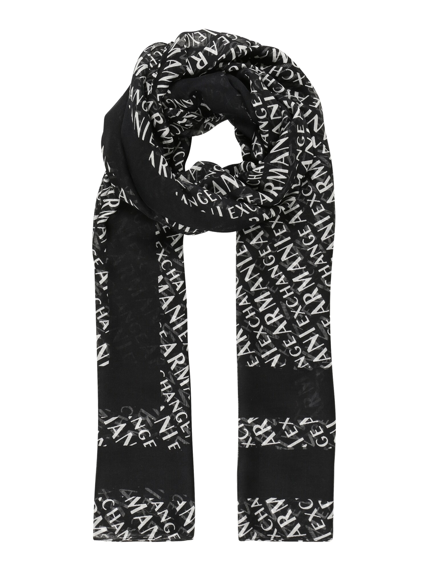 ARMANI EXCHANGE Šál  čierna / biela