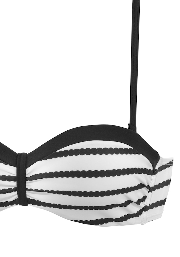 LASCANA, Bikini, fekete & fehér, 3 kép a 4 közül