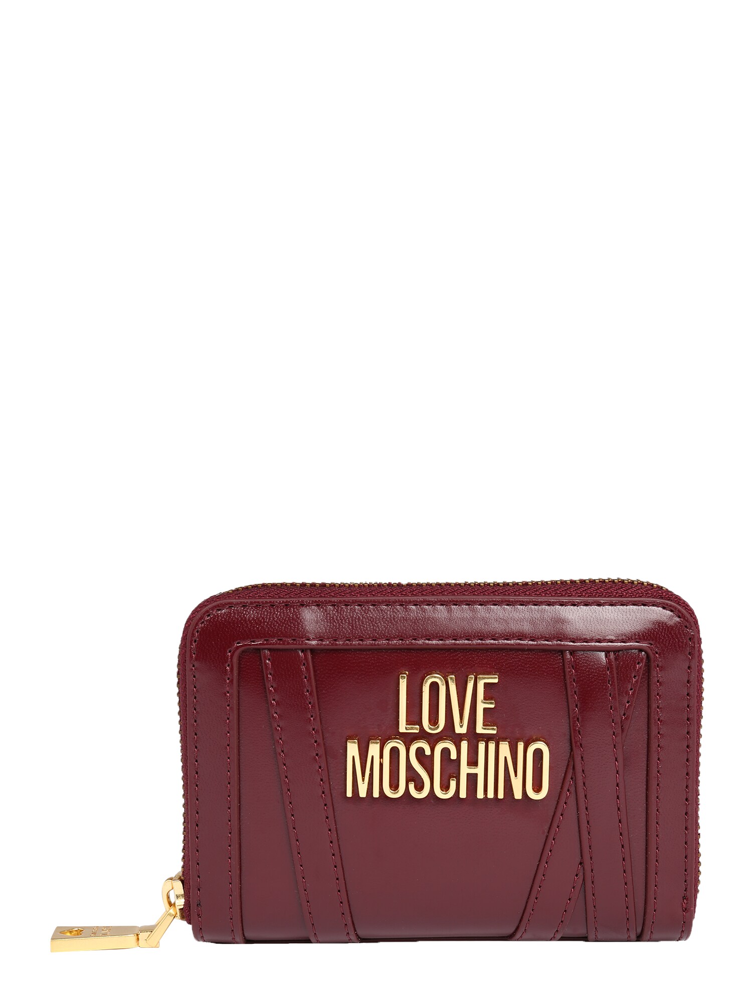 Love Moschino Piniginė  vyno raudona spalva / auksas