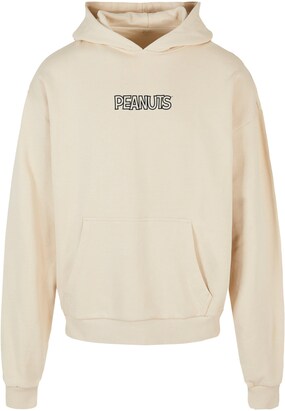 Merchcode Sweatshirt ‘Peanuts – Charie’ Beige / Oranje / Zwart