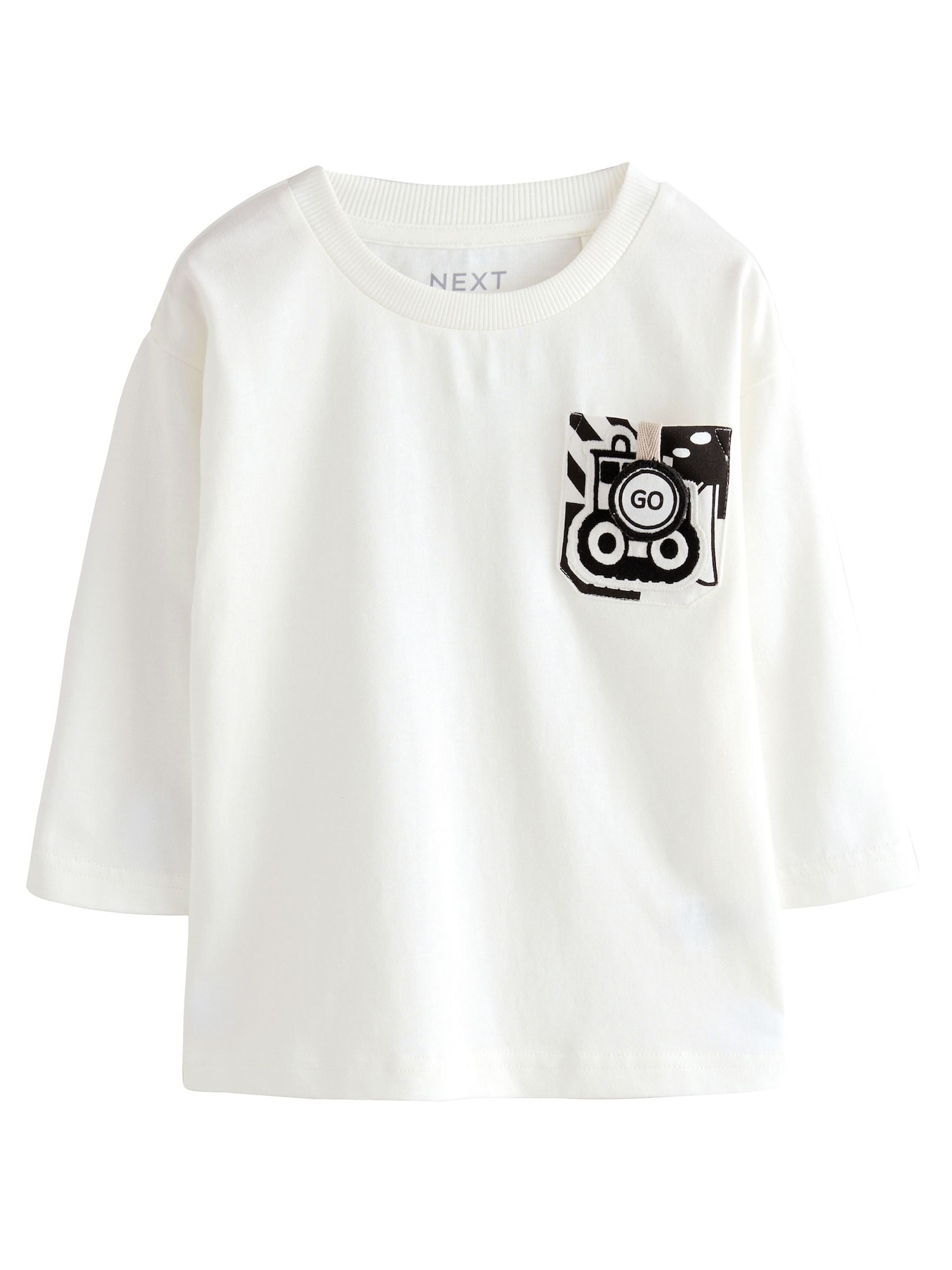 Next Tricou  negru / alb