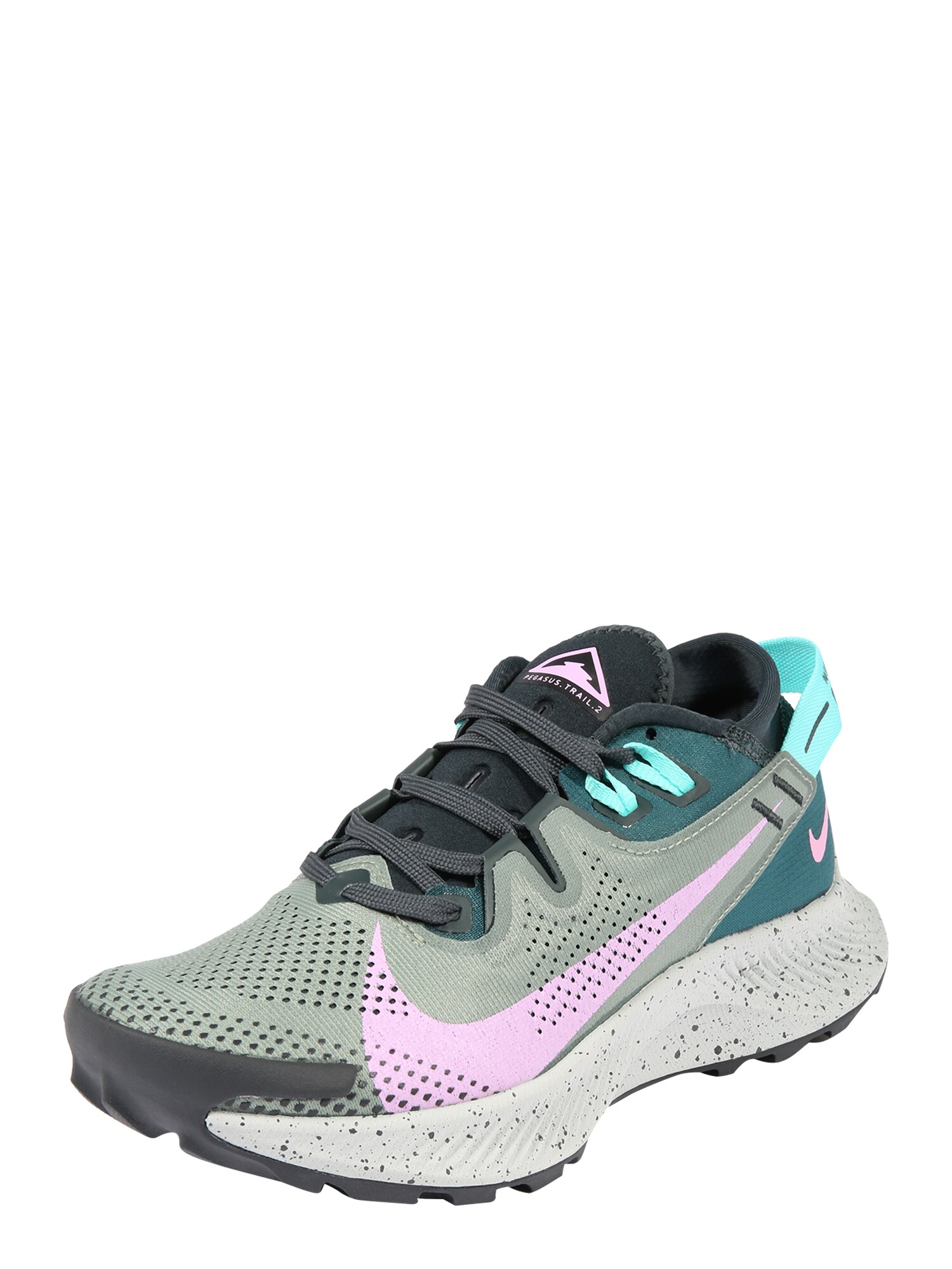 NIKE Sportiniai batai 'Pegasus Trail 2'  rožių spalva / benzino spalva / turkio spalva / alyvuogių spalva
