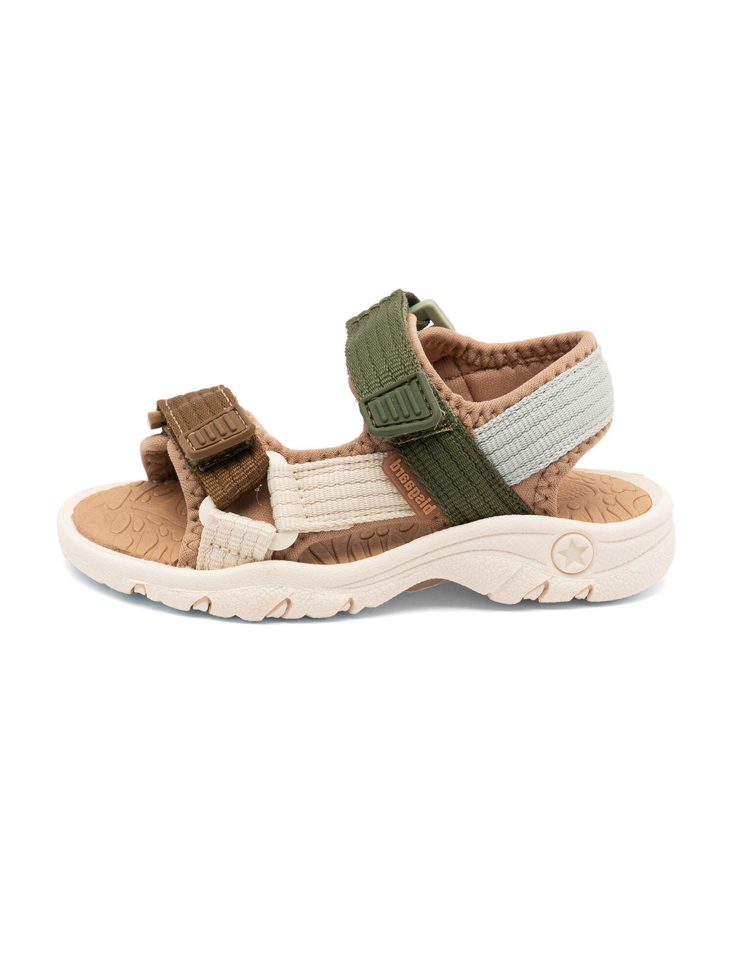 BISGAARD Szandálok 'Nico'  világos bézs / barna / khaki / menta termék 2. képe