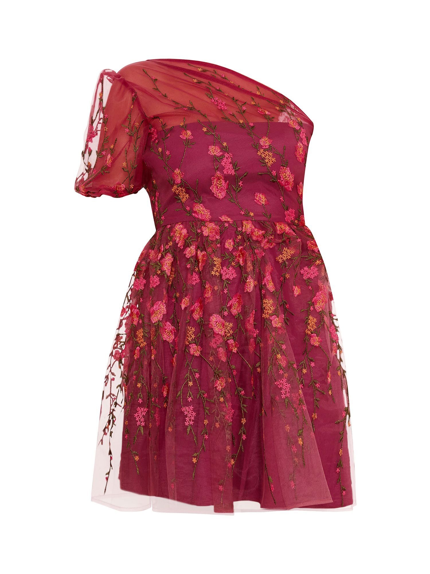 Chi Chi London Vestido  mistura de cores / vermelho