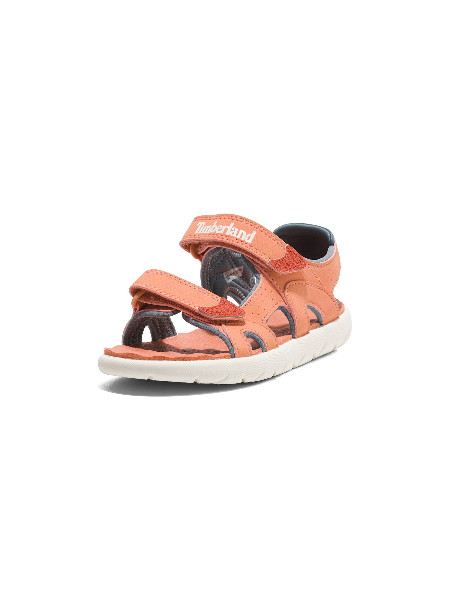 TIMBERLAND Nyitott cipők 'Perkins'  homár / világos narancs / fehér