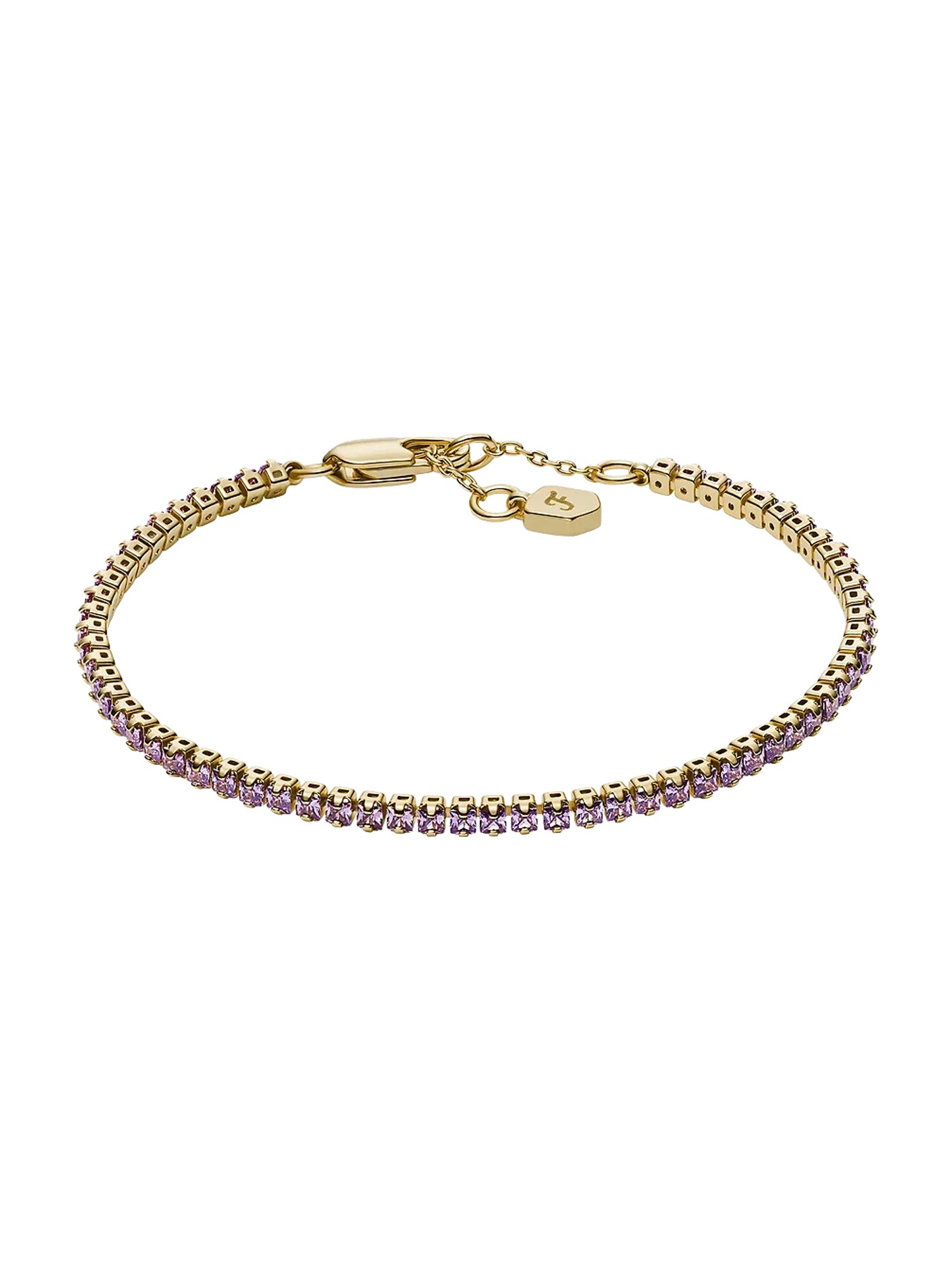 FOSSIL Brățară 'ELLIS'  auriu / lila