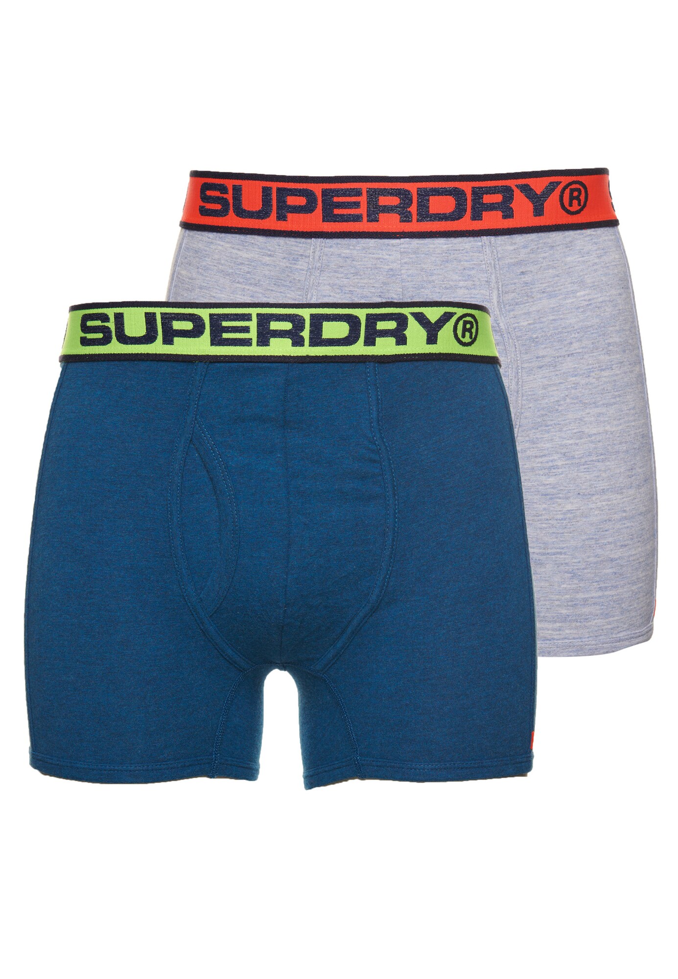 Superdry Boxer trumpikės  pilka / mėlyna / raudona / geltona