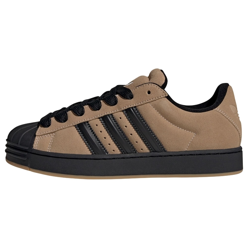 ADIDAS ORIGINALS Sneaker 'Superstar St' Herren Größe 40.5/41 brokat / schwarz