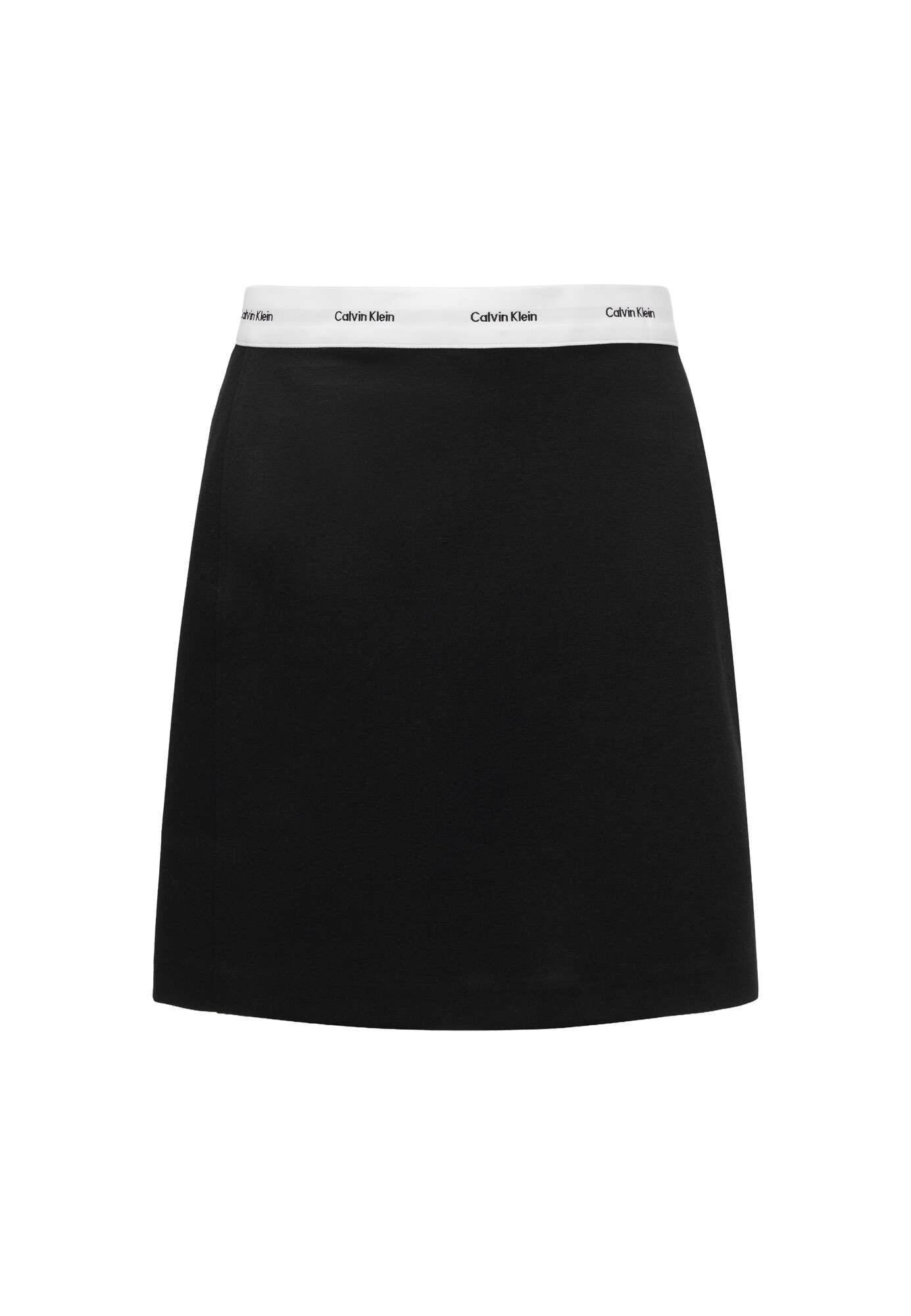 Calvin Klein Jeans Fustă Ponte negru / alb