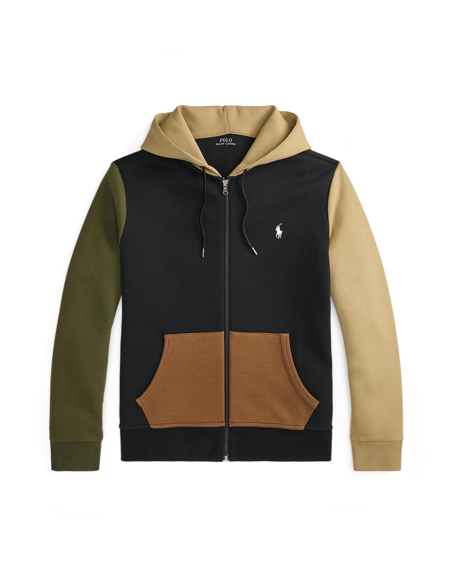 Polo Ralph Lauren dubbelstickad tröja med dragkedja herr – bild 2