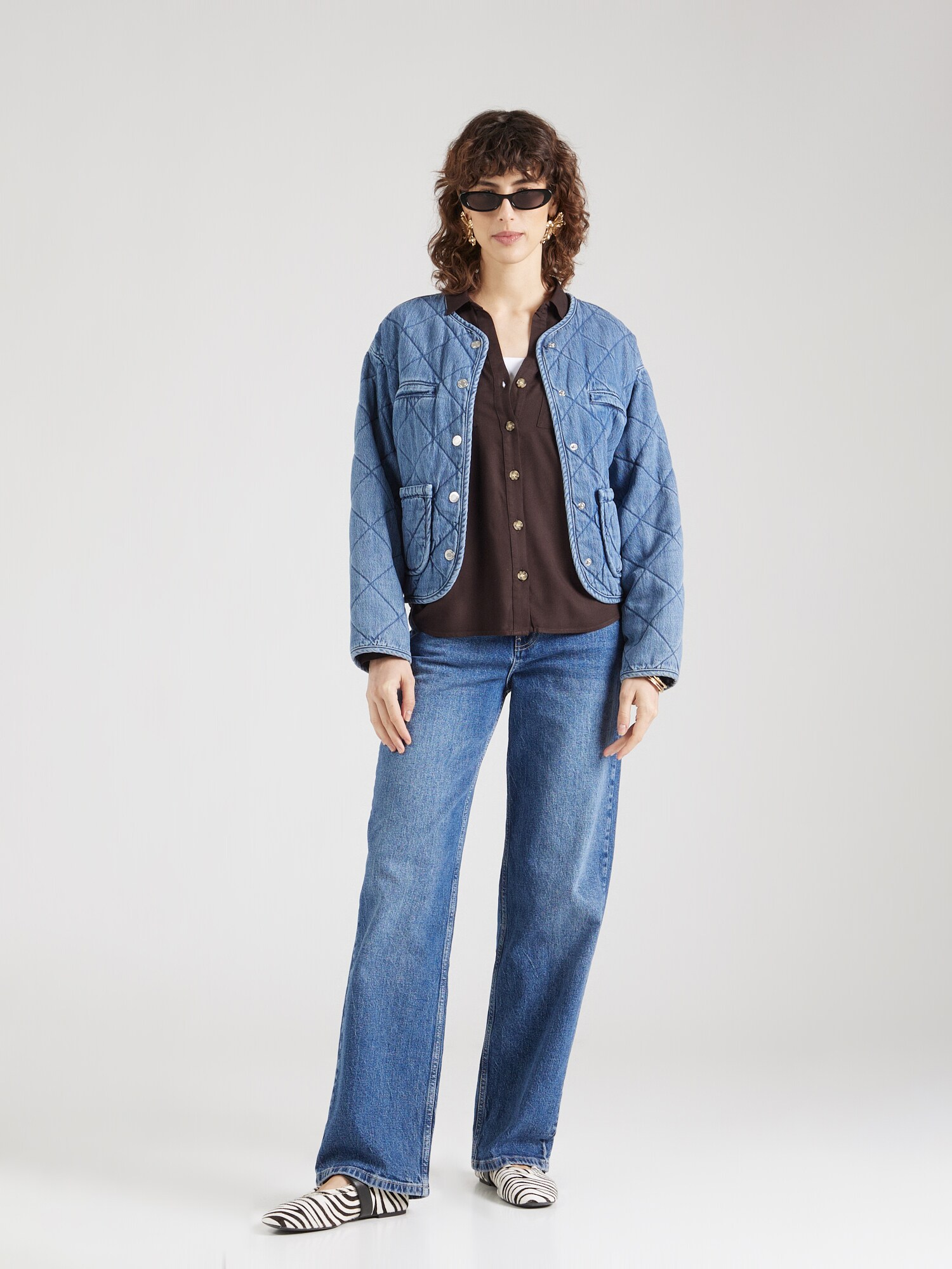 VERO MODA Blúzka 'VMBumpy'  čokoládová (obrázok 3)