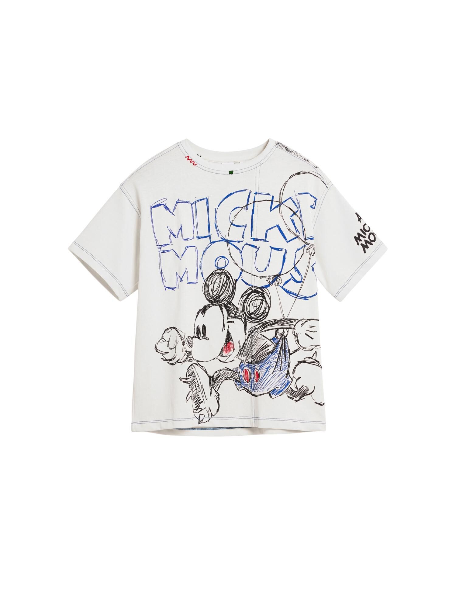Desigual Tričko 'Mickey Mouse™ Running'  modrá / červená / čierna / biela