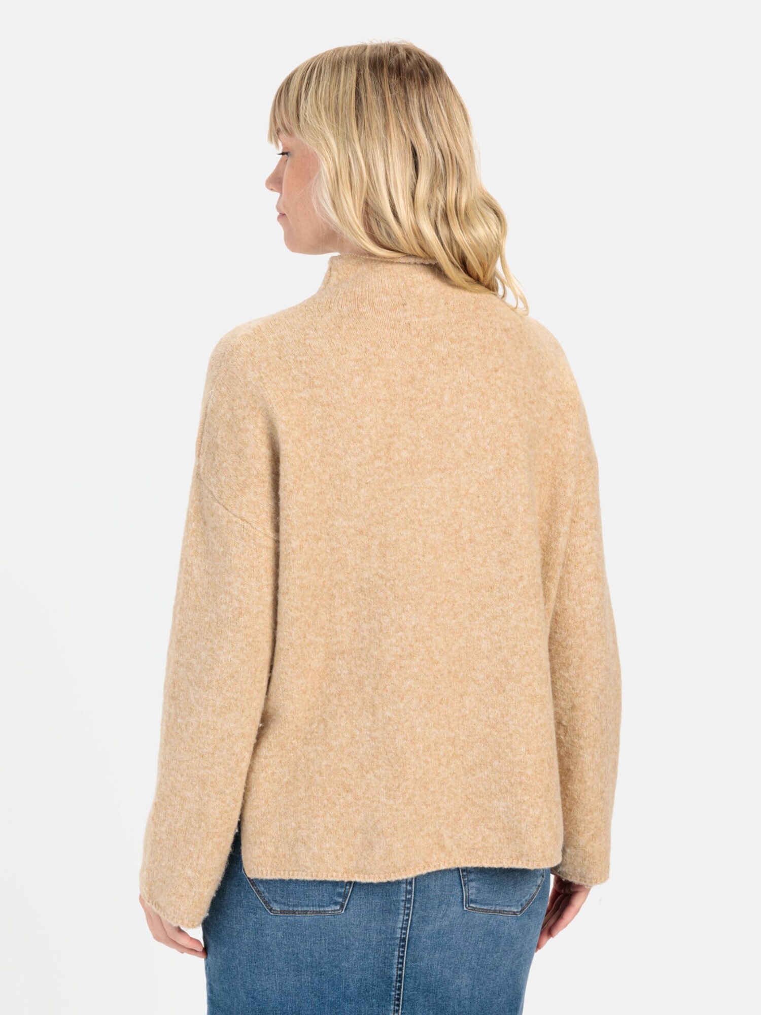 Thumbnail - Rollkragenpullover aus einem Wollmix